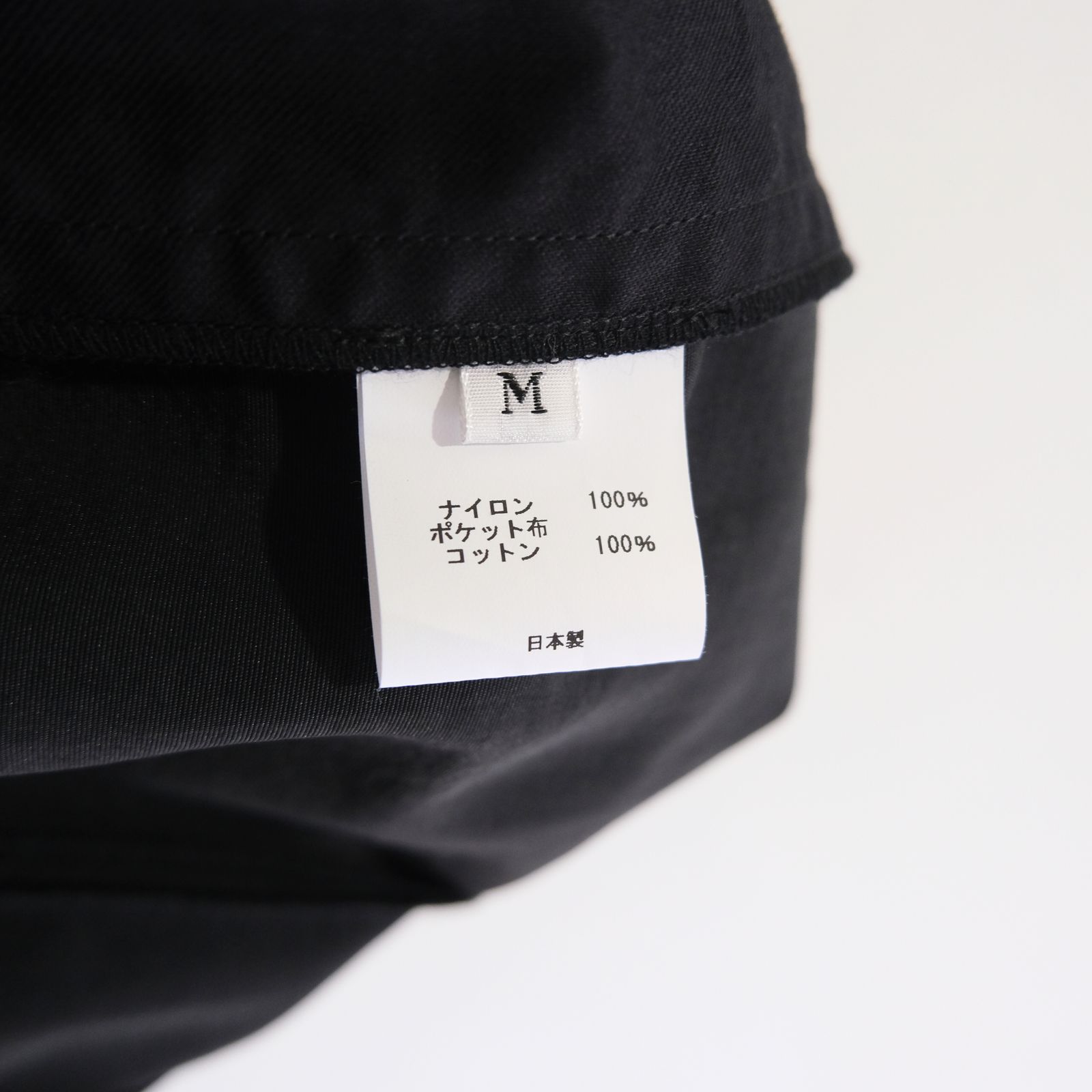 Nylon Buggy Half Pants / ナイロン バギー ハーフ パンツ（Black）