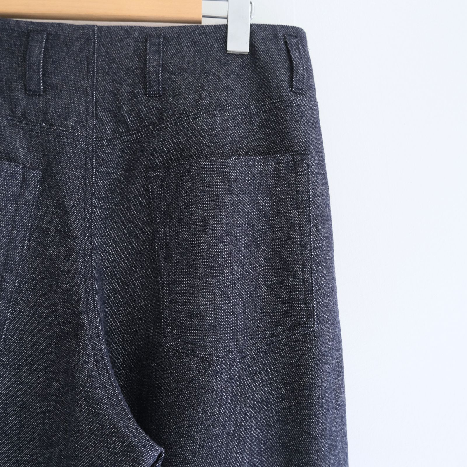 【残り1点】Tucked Wide Trousers / タクト ワイド トラウザー（Indigo）