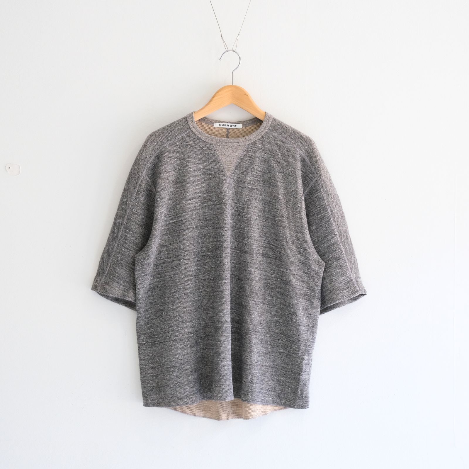 ココナッツ★ SEVEN BY SEVEN - ORGANIC COTTON THERMAL TEE - Mixed