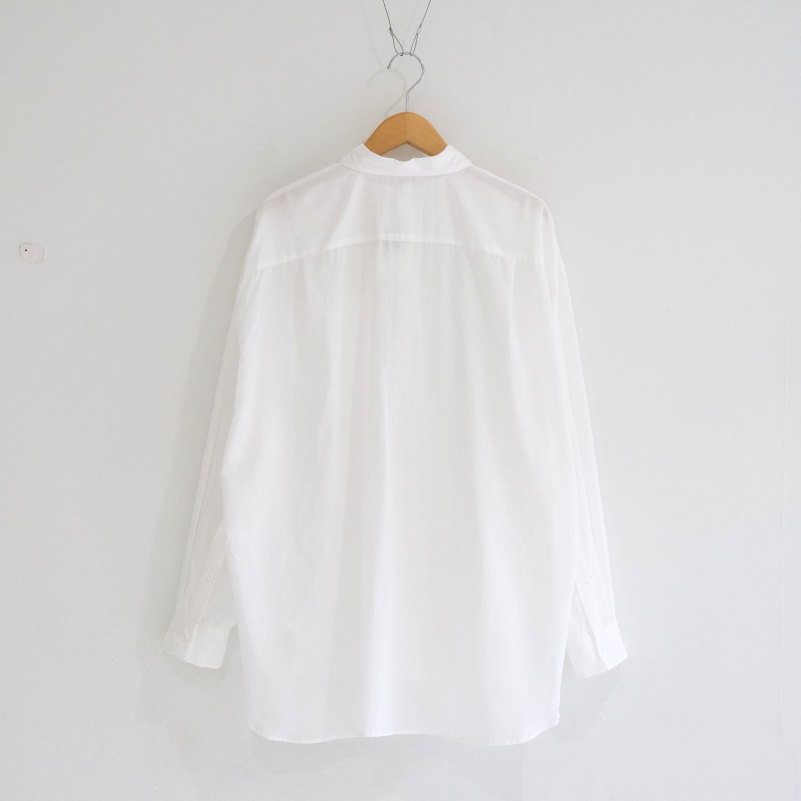 Superior Cotton Wide Shirts / スペリオール コットン ワイド シャツ（White）