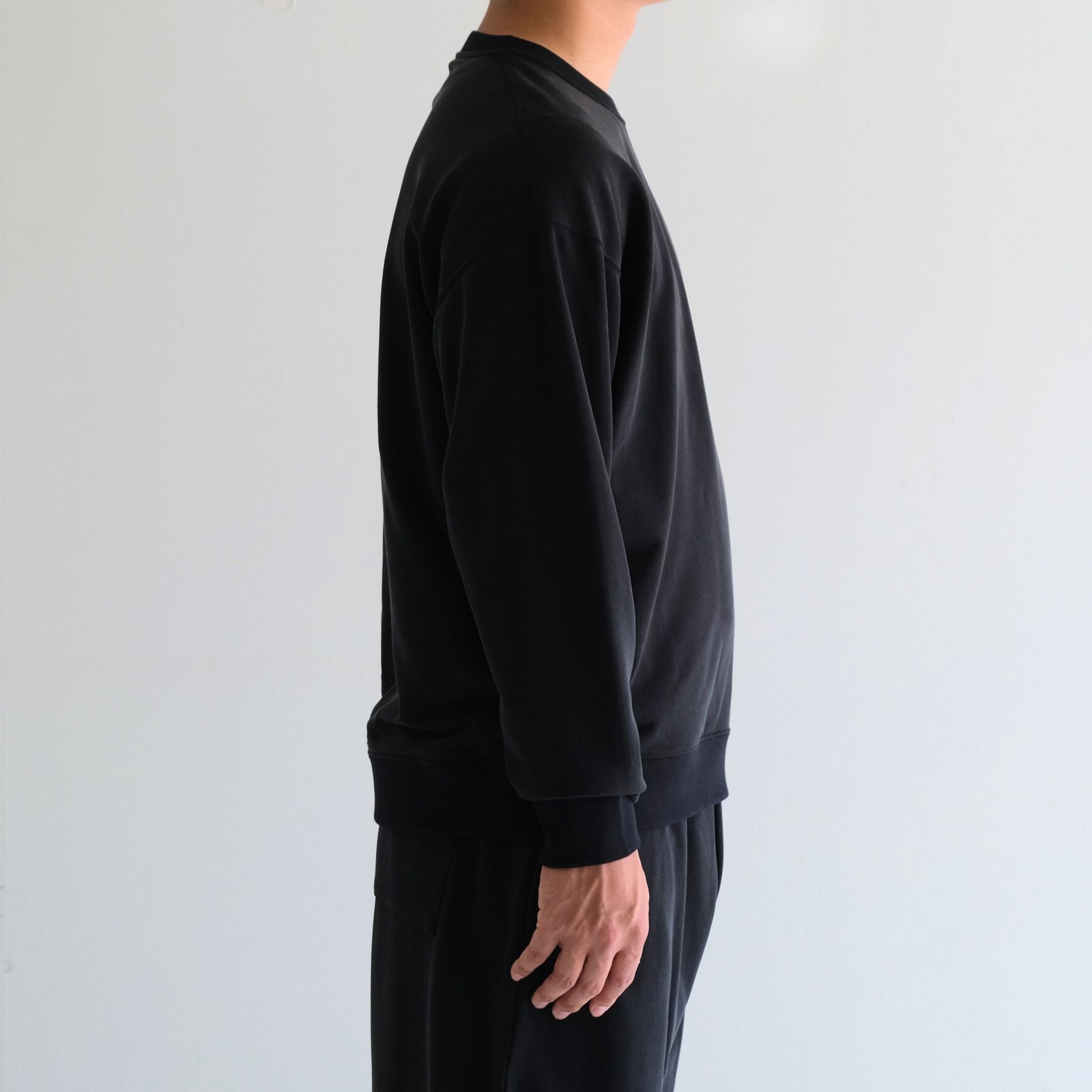 28G Cupro Pullover / スウェット / BLACK(Night Black)
