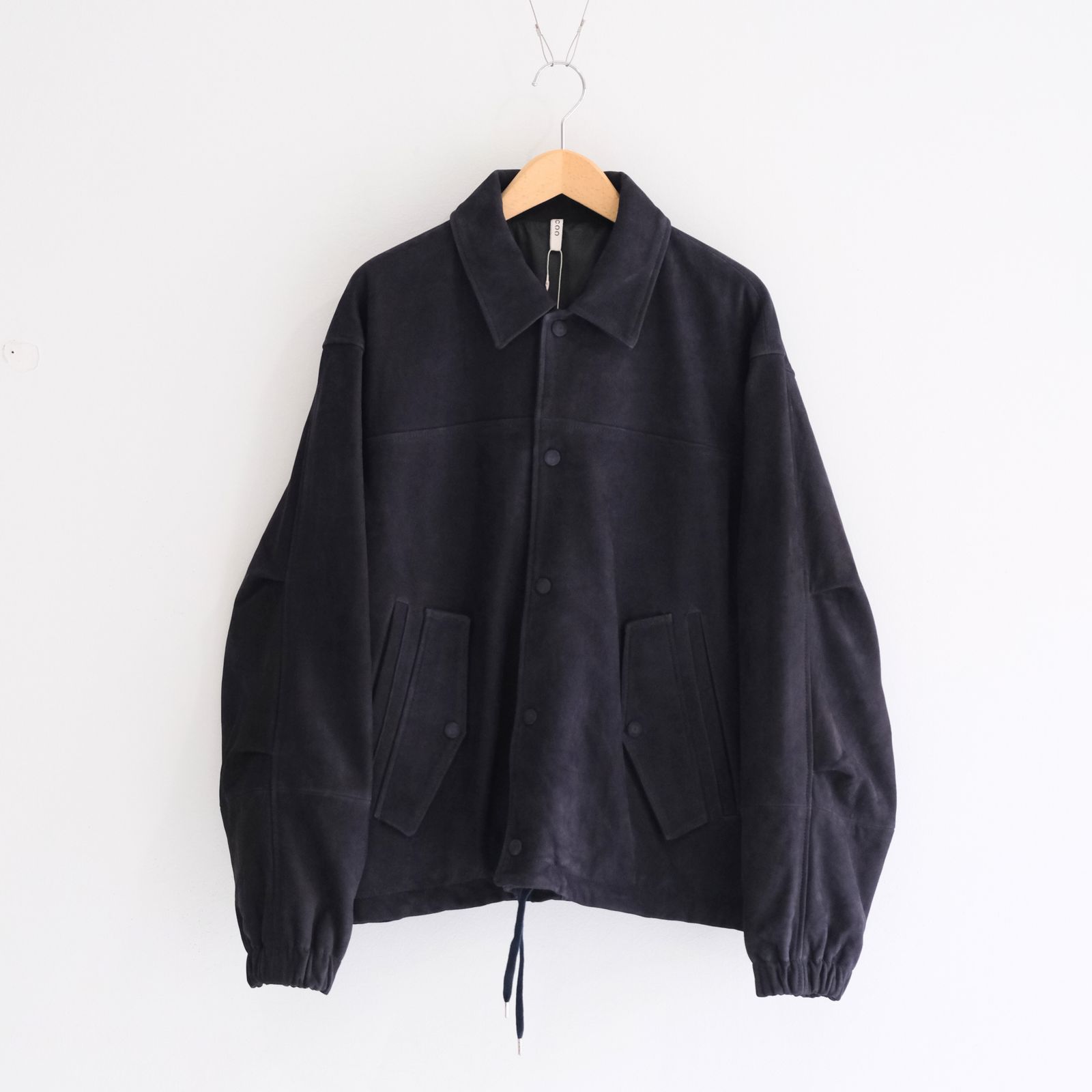 COACH JKT / ジャケット / コーチジャケット / レザージャケット / COW NUBUCK / 牛革 / NAVY