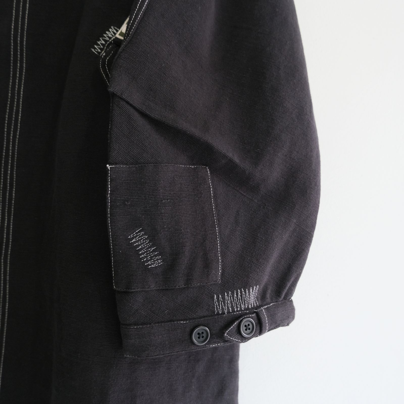 BRAMBLE PARKA / コート / フィッシュテールパーカー/ コットン / Wonky-Wear / BLACK