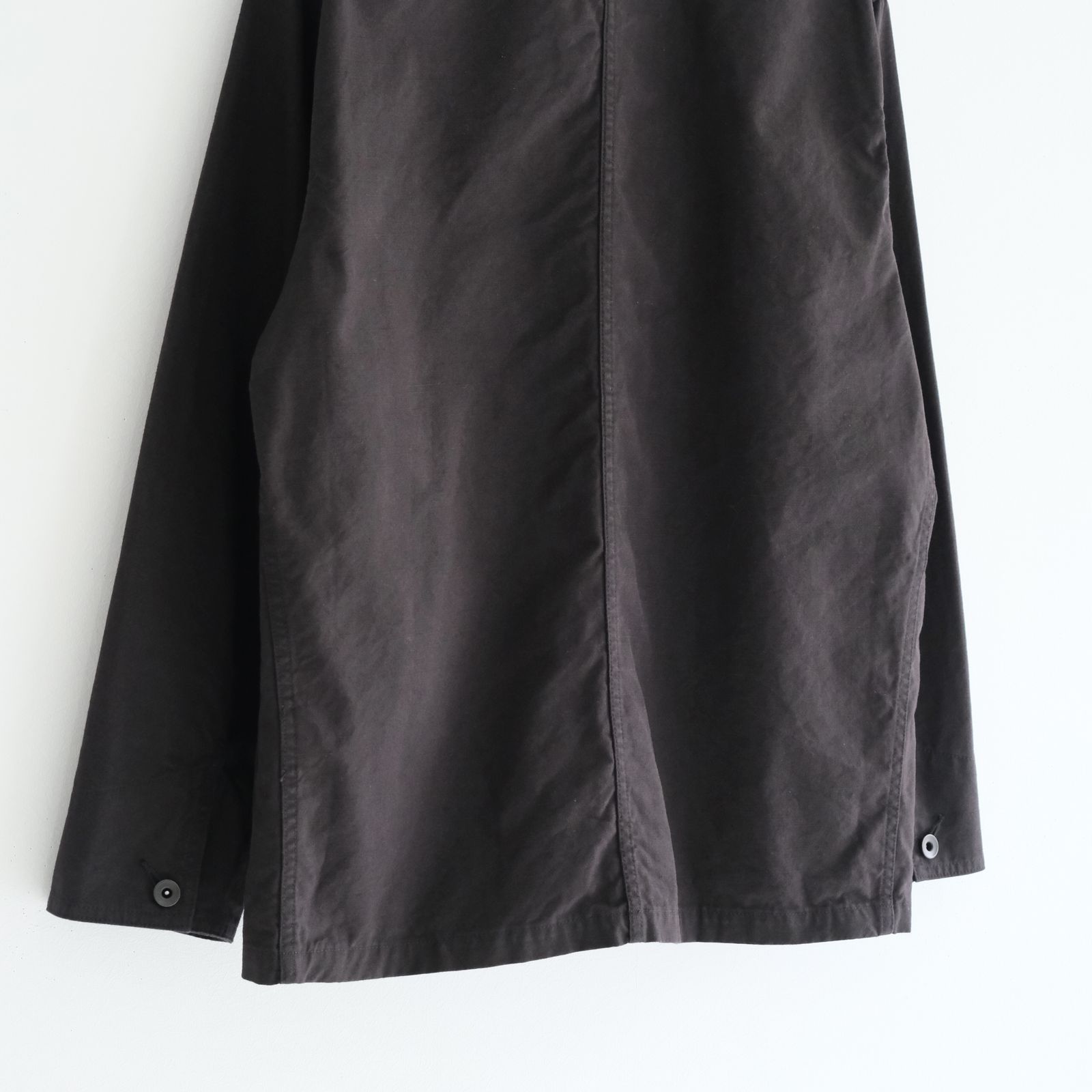 WASHED C/R/S DUCK COVERALL / ジャケット / カバーオール / BLACK