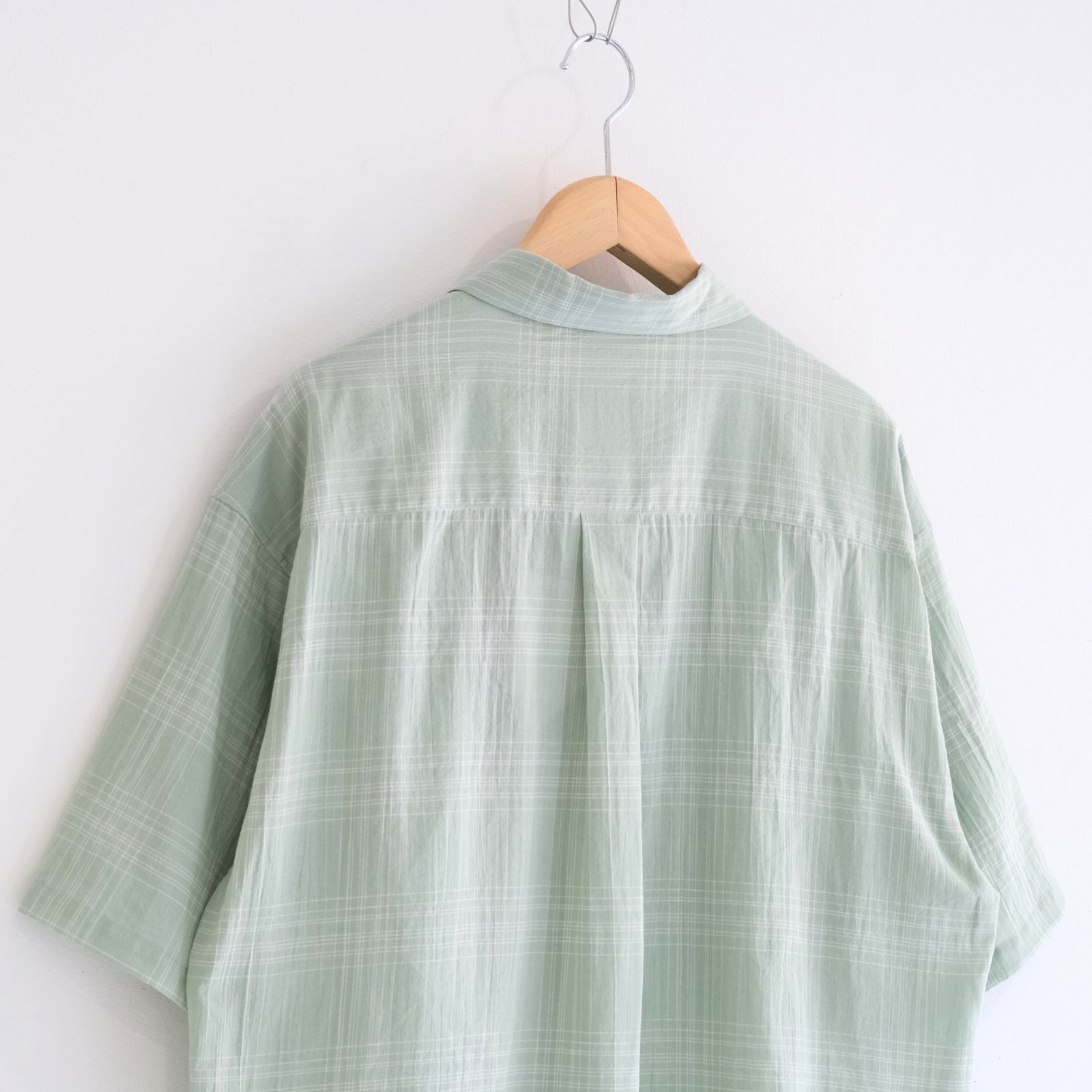 "MERCED" Sheer Through Shirt （MINT）