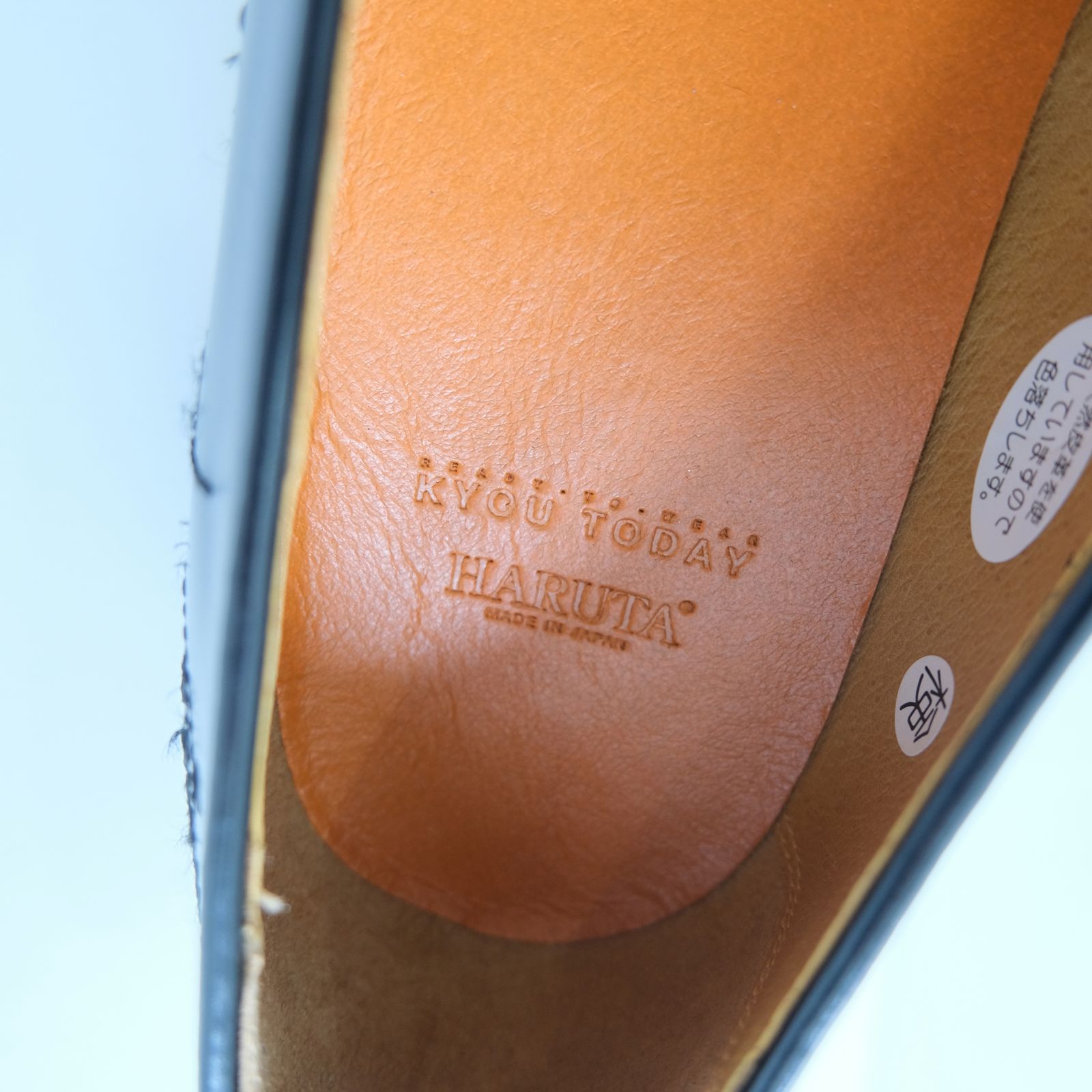 "DANCE" Embroidered Opera Shoes by HARUTA（BLACK）