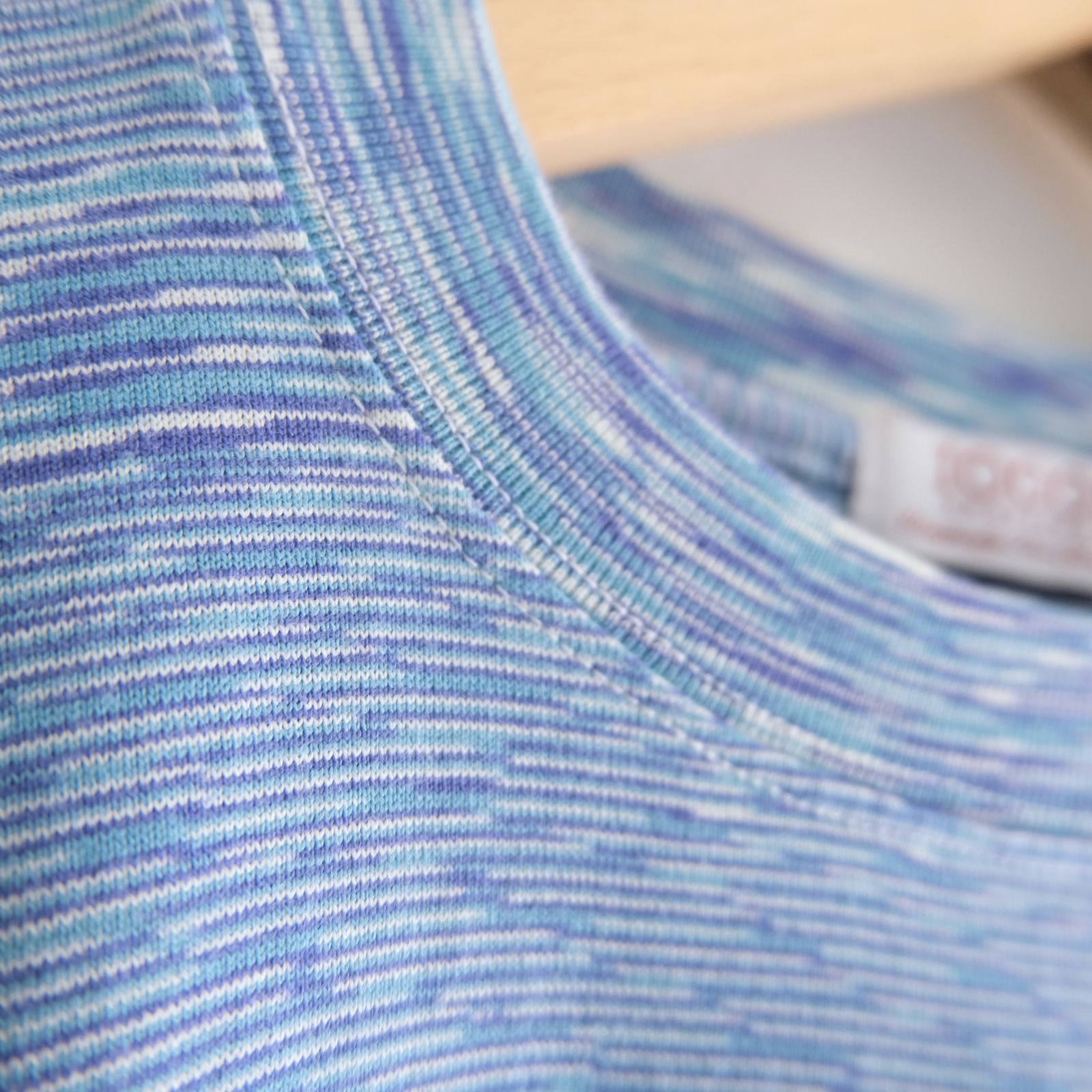 VORTEX FOOTBALL SHIRT fabric by SUN/kakke（MIX BLUE）
