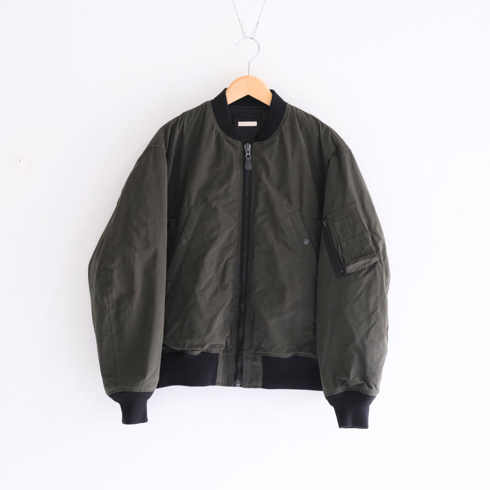 【残り1点】WAXED WEATHER FLIGHT JKT（HUNTER GREEN）