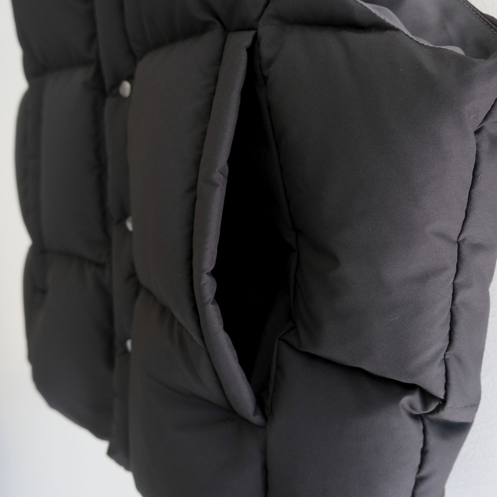 【残り1点】"SPRINGFIELD"  Water-repellent Down Vest（BLACK）