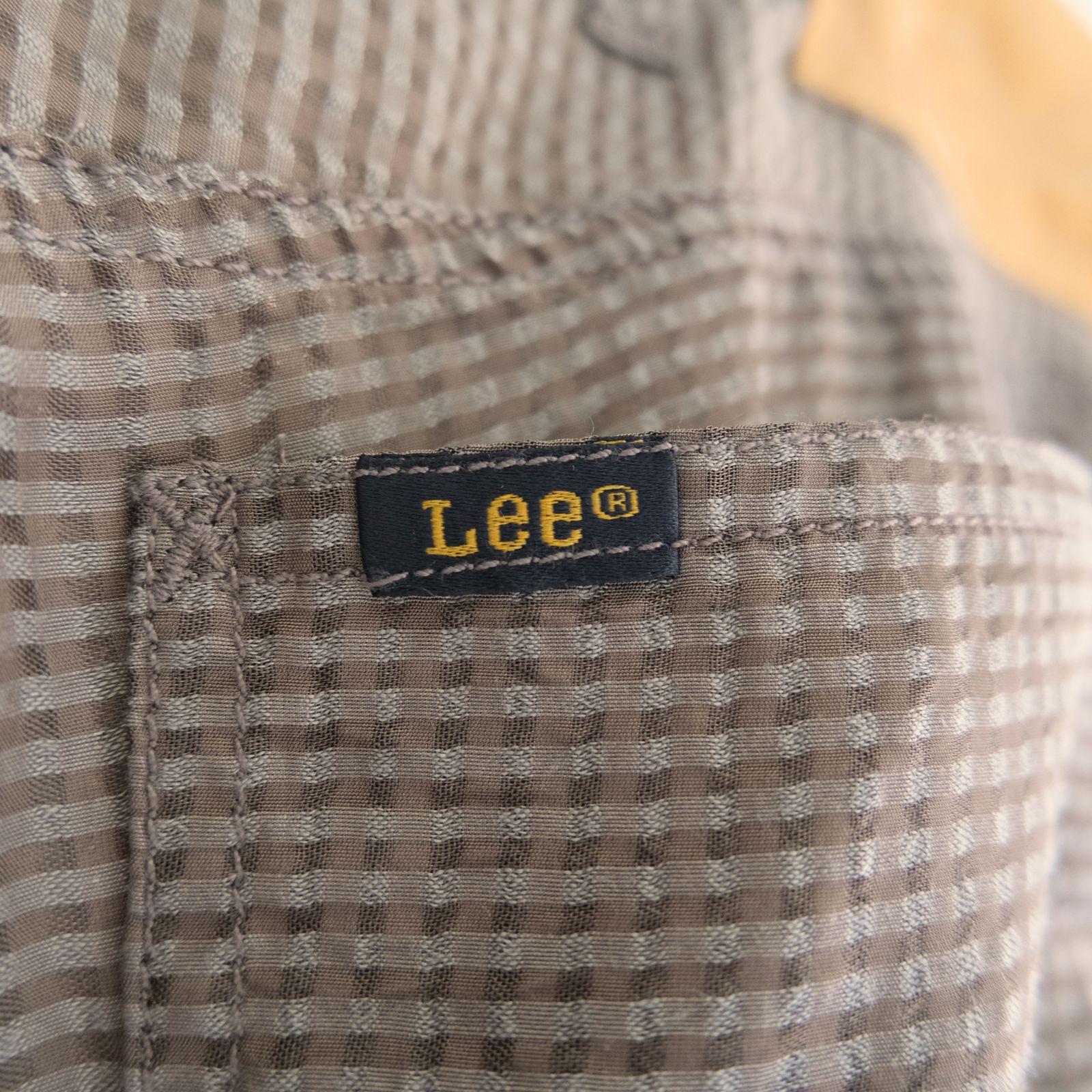 Lee / SEVEN BY SEVEN  / SHEER COWBOY PANTS ‐Gingham Check Indian fabric‐ /