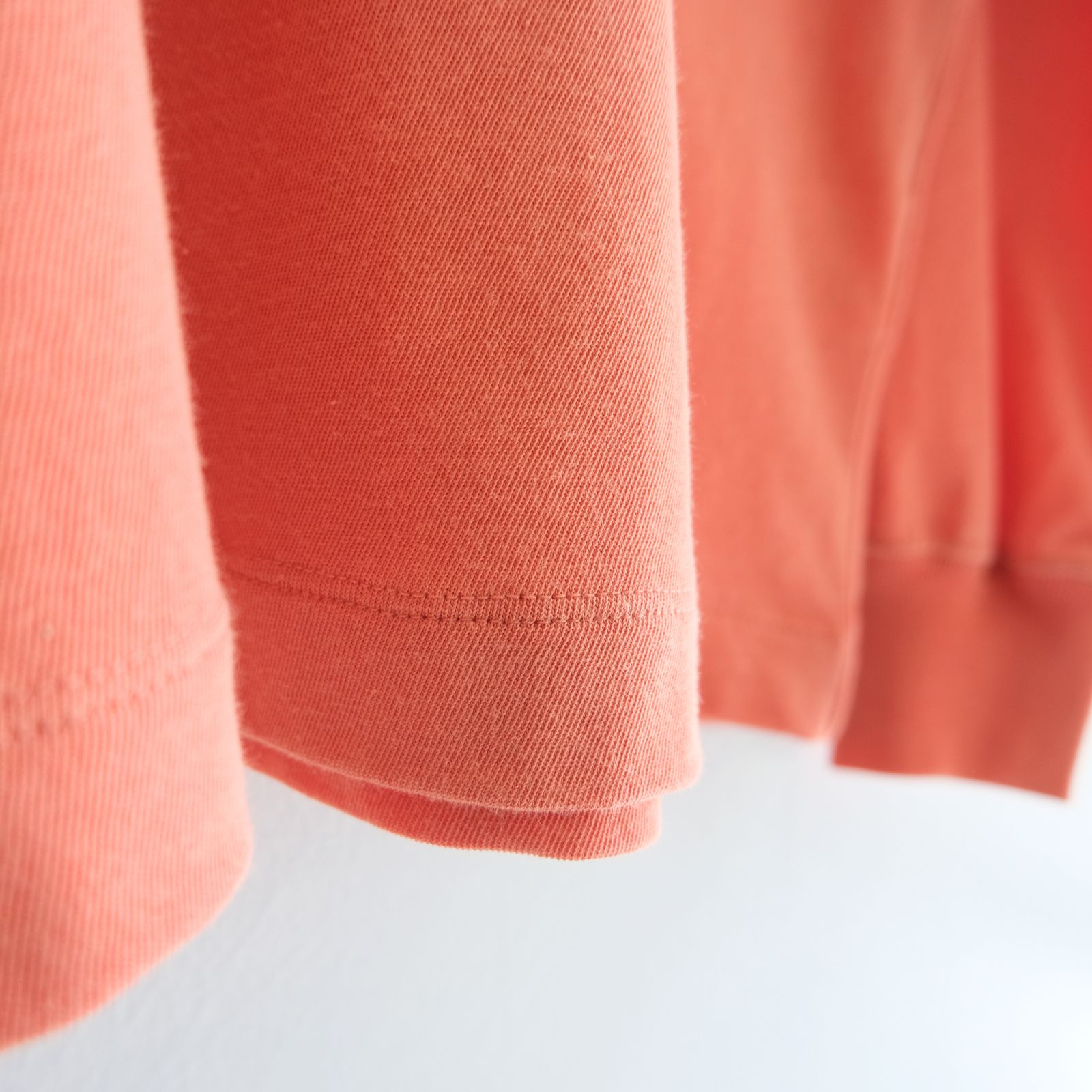 FADED TWIST TENJIKU HENLEY-NECK TOP / ヘンリーネック / ロンT / ORANGE