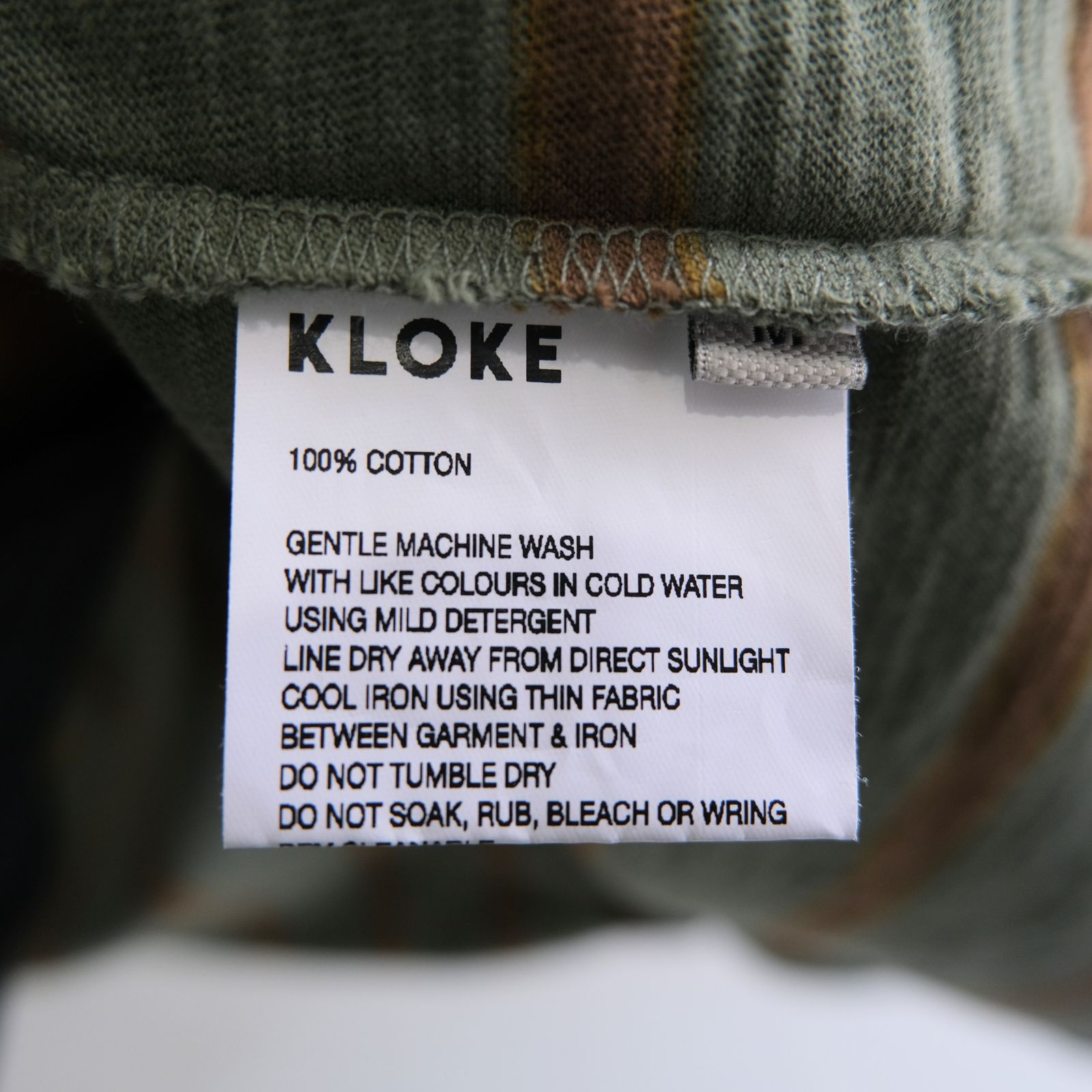 Vocation Tee / Tシャツ / Olive / Tan Stripe