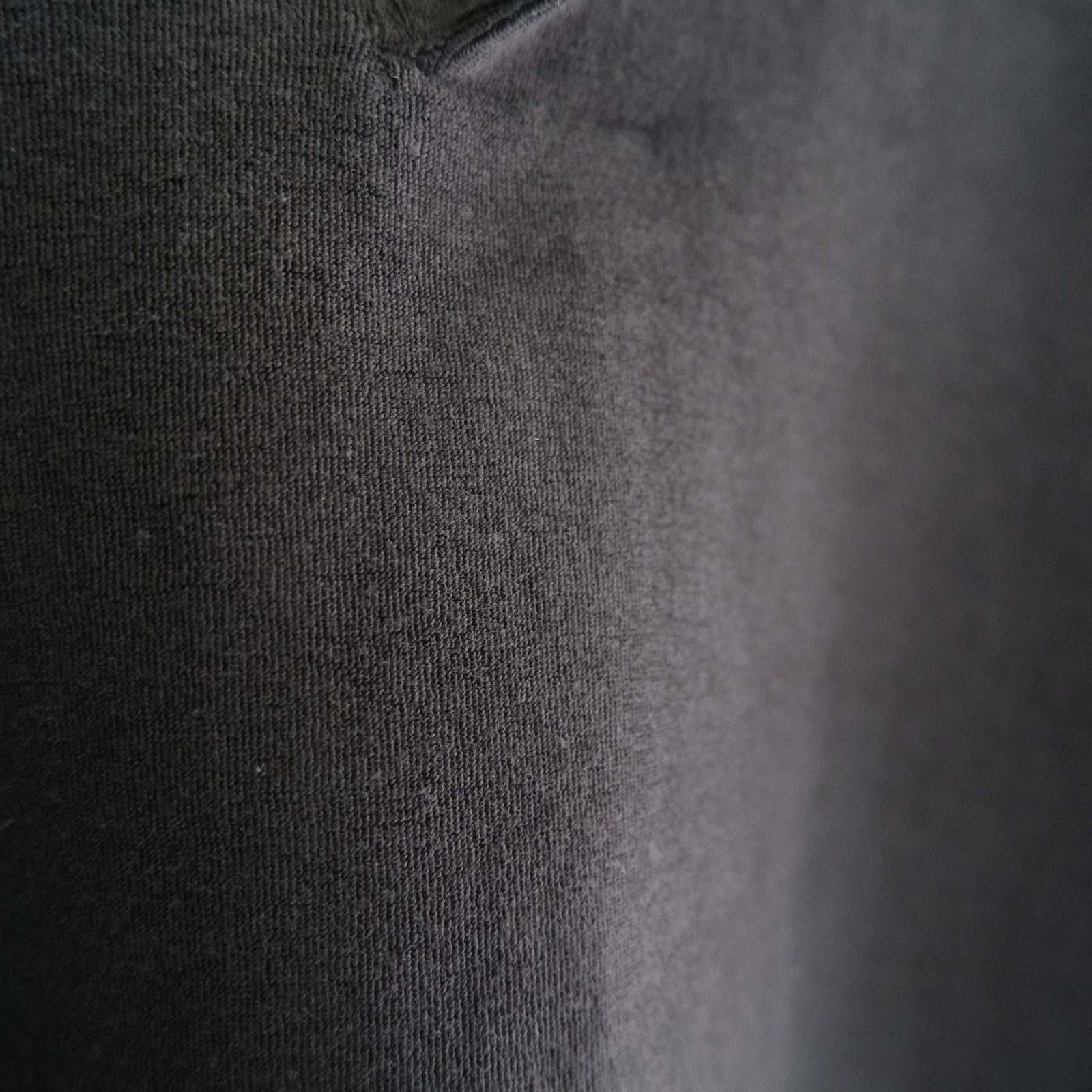 Organic cotton pile - Wim / ヘンリーネック / ロンT / Mat black