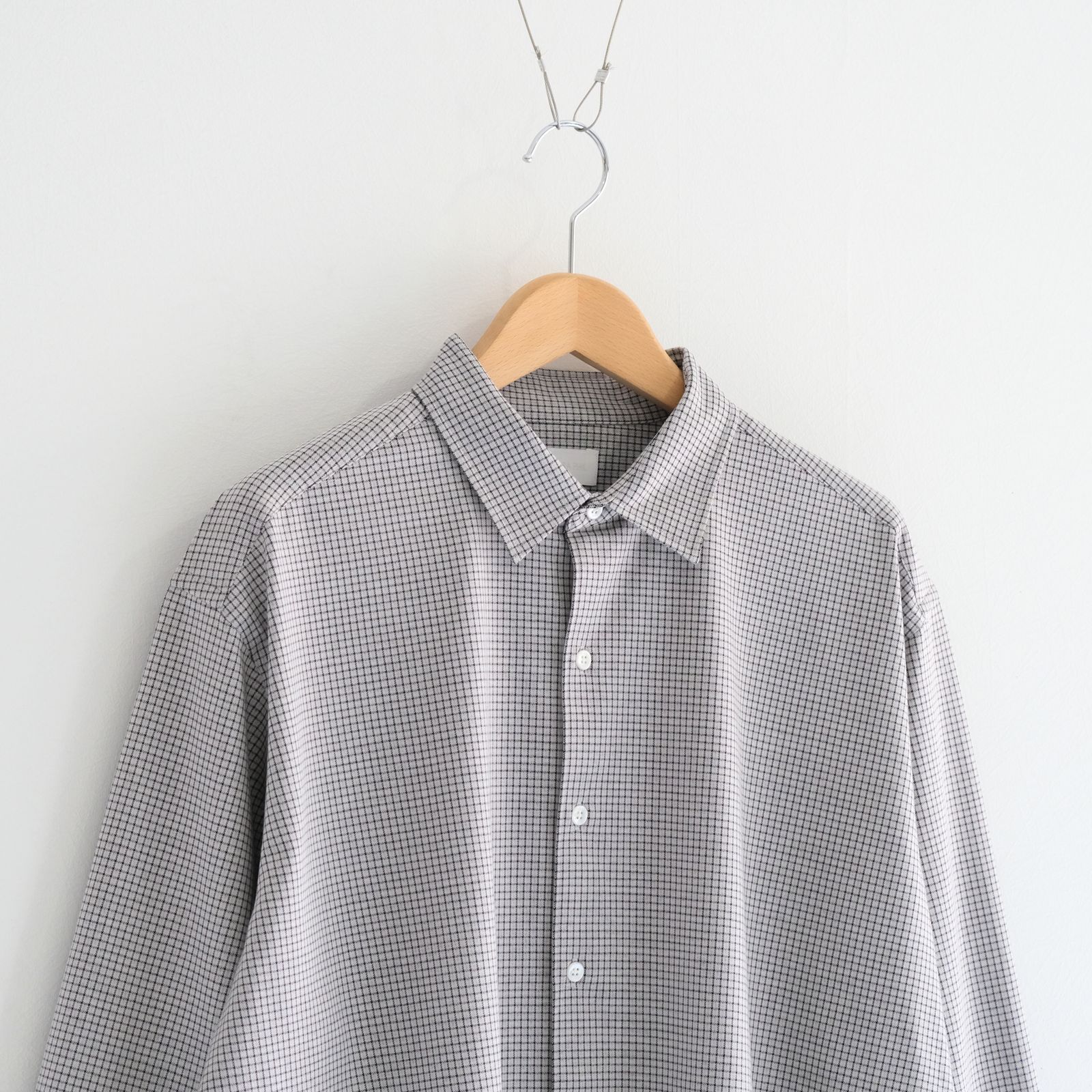 36G Atomoshere Check Shirt / シャツ / WHITE(Oxford White)