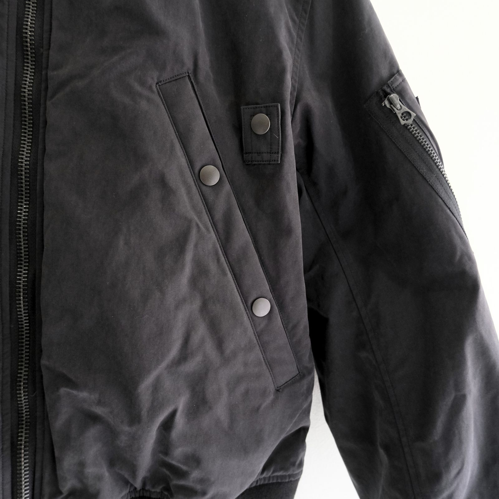 【残り1点】WAXED WEATHER FLIGHT JKT（INK BLACK）