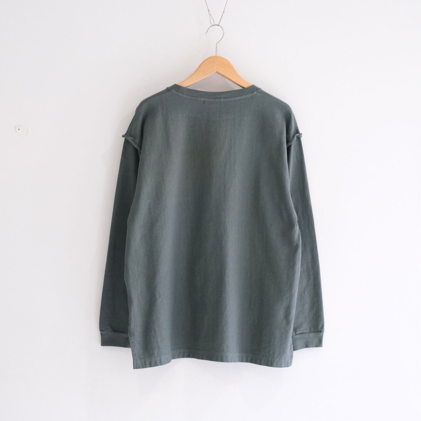 【残り1点】DETROIT LOGO CUTOFF LS TEE（FOREST GREEN）