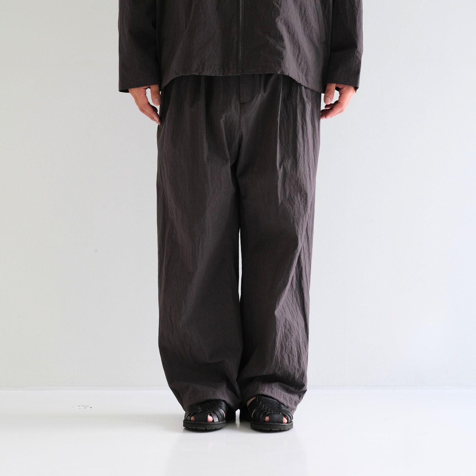 COTTON NYLON BROWSING PANTS / パンツ / コットンナイロン / TAUPE