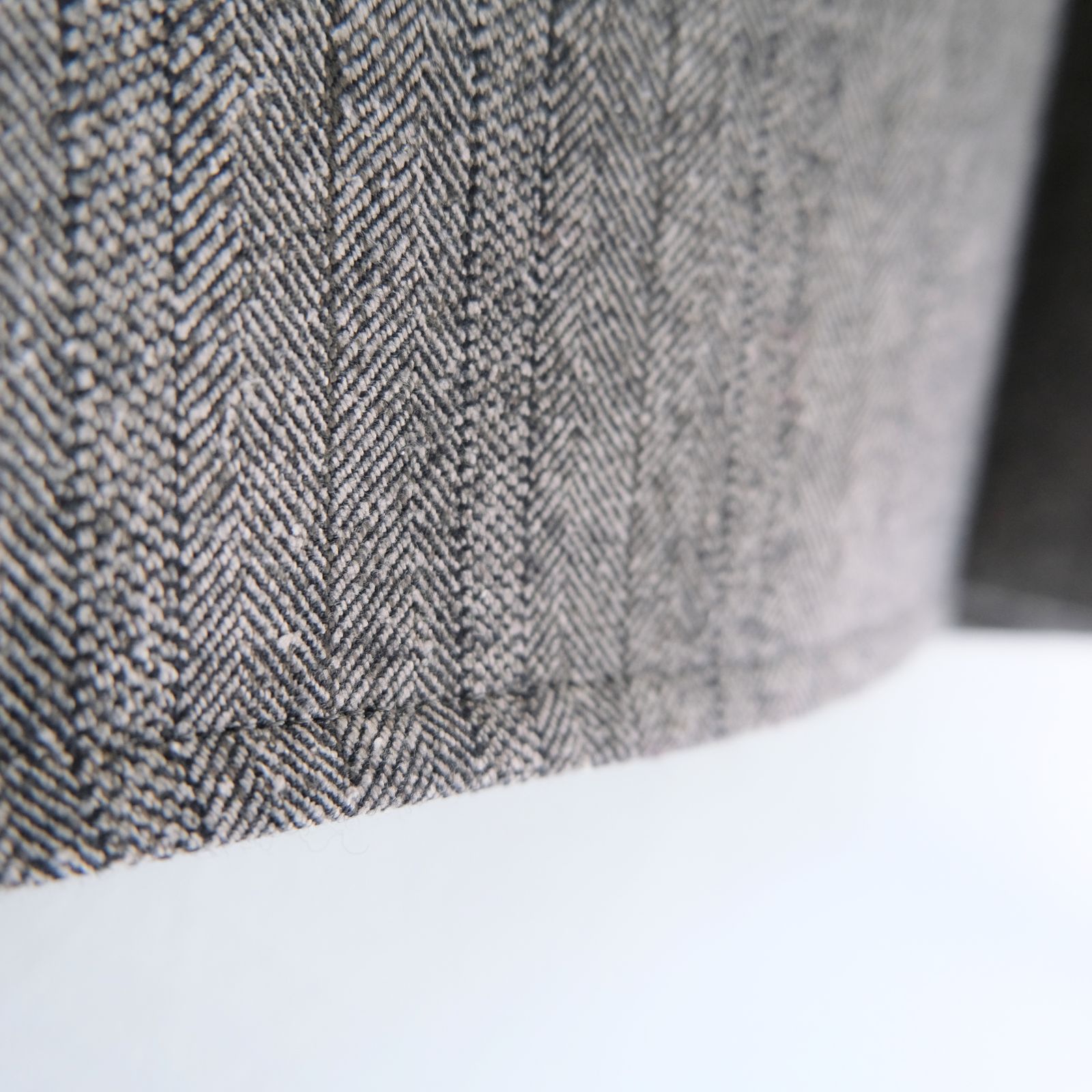 【残り1点】W/S HERRINGBONE STRIPE DB JKT（TAUPE GREY）