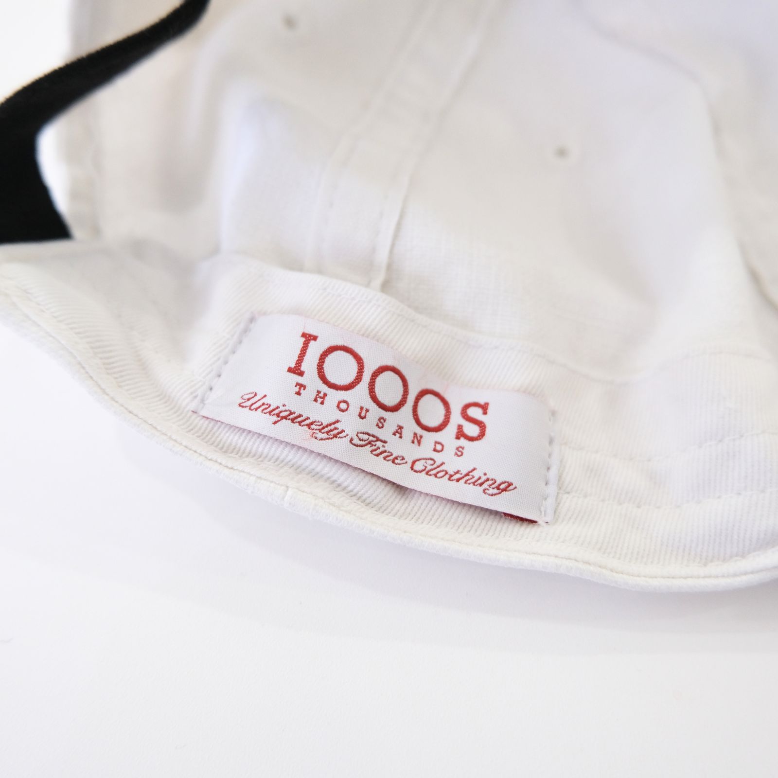 WASHED-OUT GENERAL CAP（OFF WHITE×FADE BLACK）