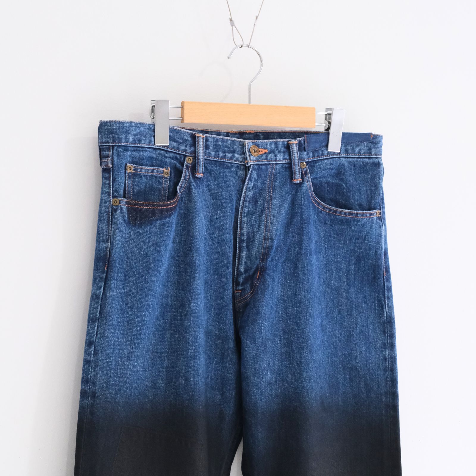 "JUDE Ⅱ"REPAIRED Half Oiled Coated Straight by 66 Selvedge Denim / パンツ / デニム / ワックスオイルド加工 / REPAIRED/OILED