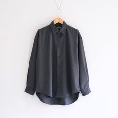 WOOL-POLY STANDARD SHIRT / シャツ / GRAY