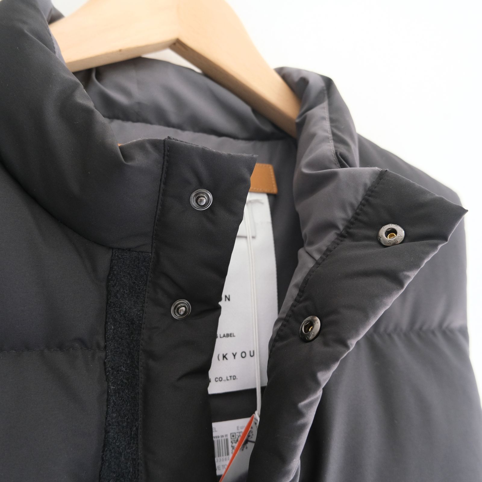 【残り1点】"SPRINGFIELD"  Water-repellent Down Vest（BLACK）