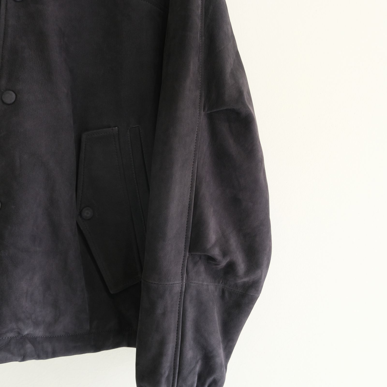 COACH JKT / ジャケット / コーチジャケット / レザージャケット / COW NUBUCK / 牛革 / NAVY
