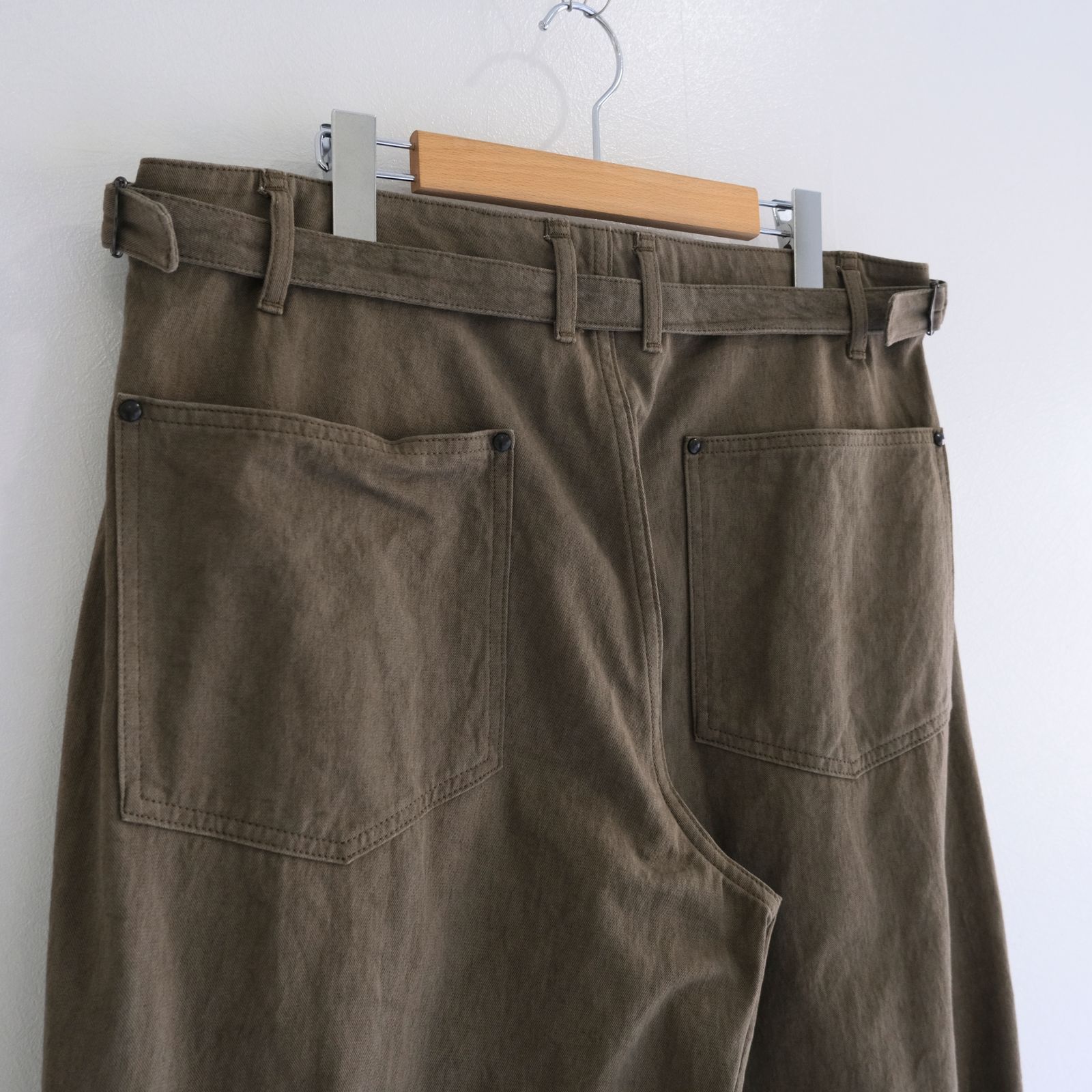 FADED CORKSCREW TWILL WORK PANTS（FADED BROWN）