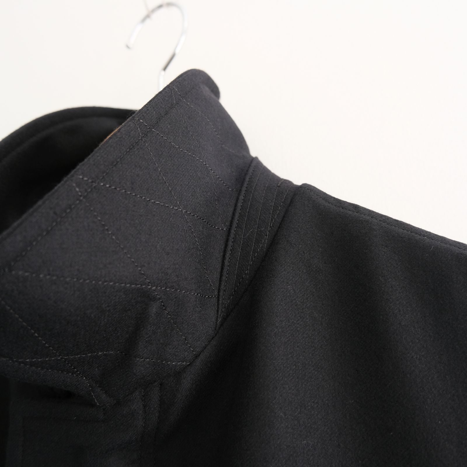 SUPER FINE LIGHT MELTON B/C FIELD COAT / コート /  / BLACK