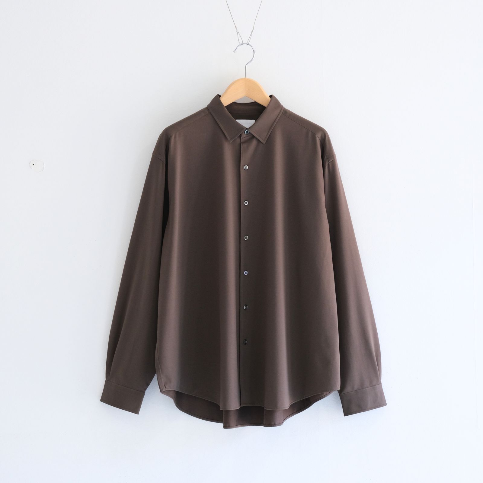 46G Atmosphere L/S Shirt / シャツ / BROWN（Half Timber Brown）
