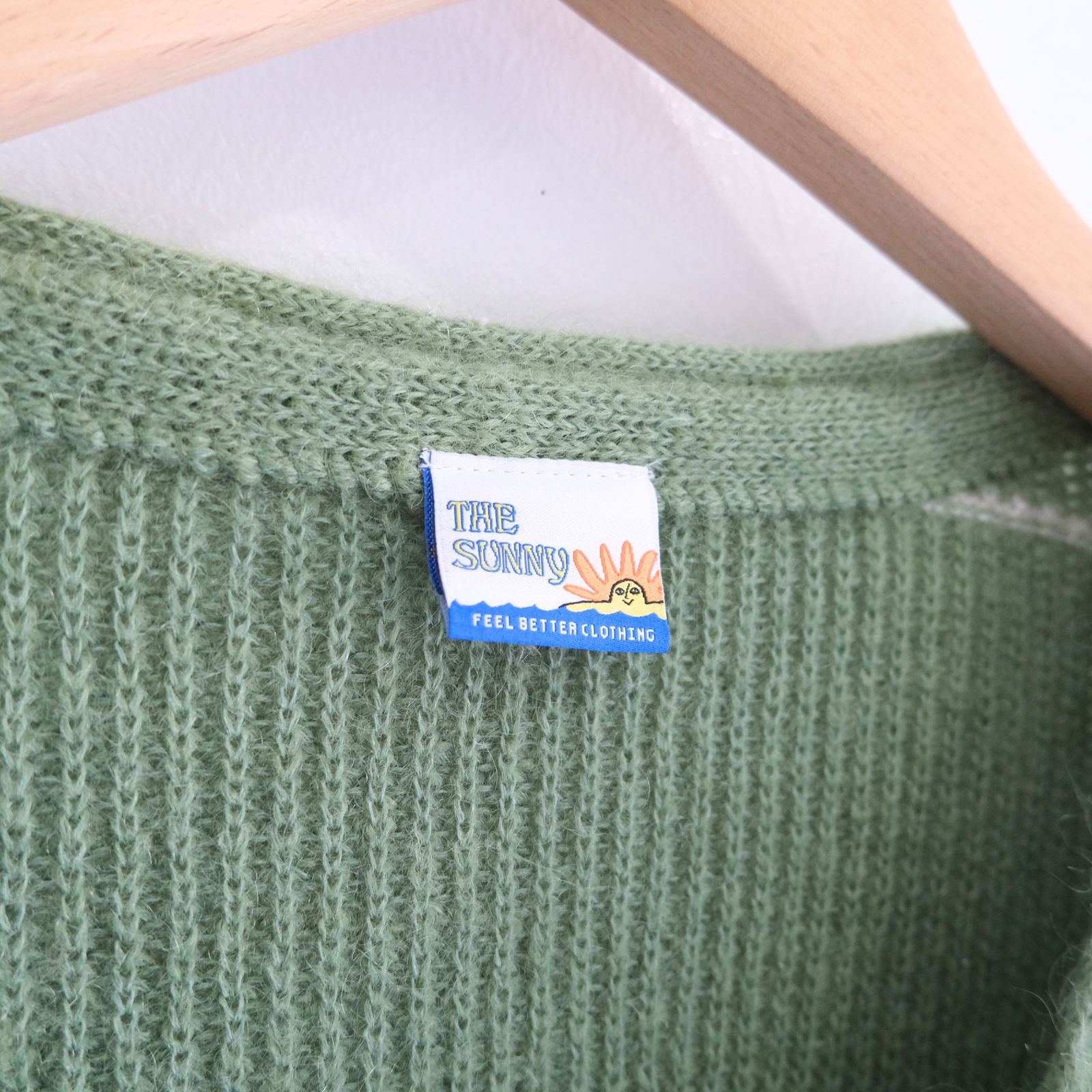 MOHAIR BOARDER CARDIGAN（GREEN）