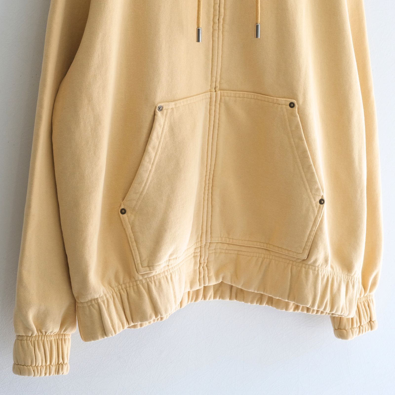 【残り1点】ACTIVE PARKA  ‐Processed Sweat‐（Yellow）