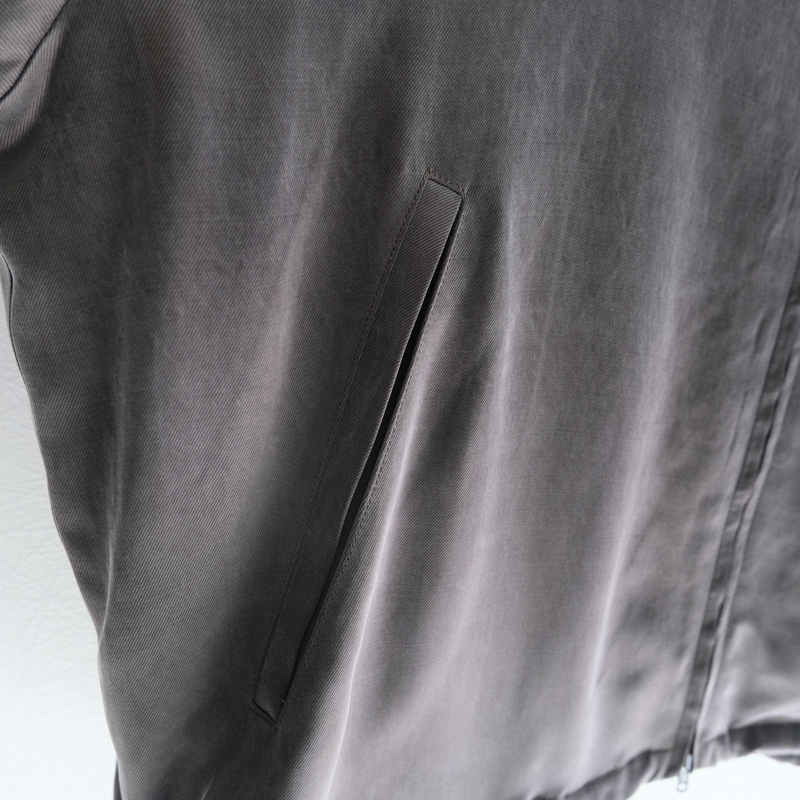 Cupro Drizzer JKT / ジャケット / ドリズラージャケット / キュプラ / Gray