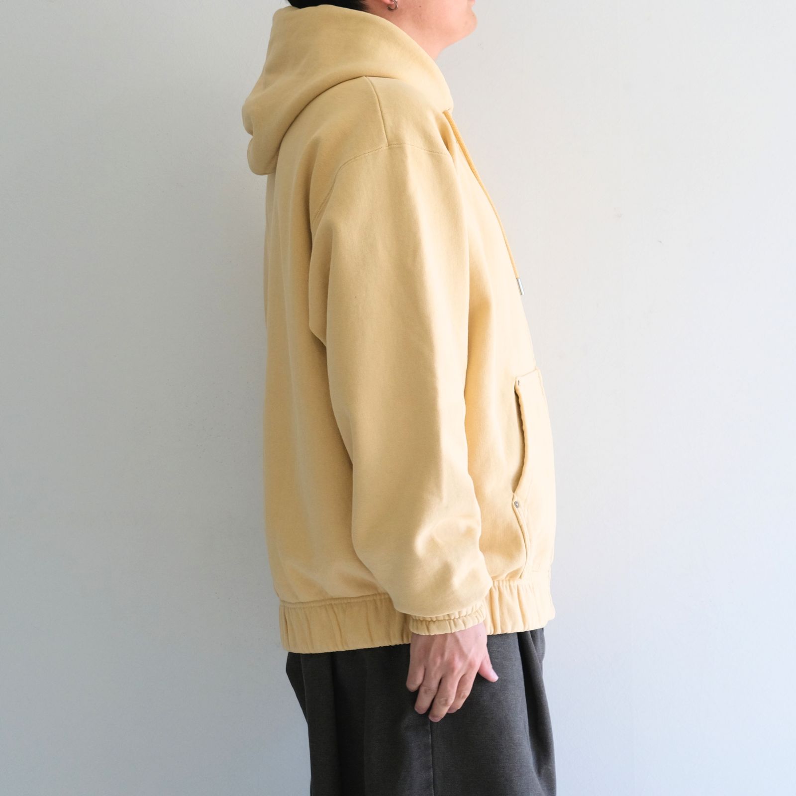 【残り1点】ACTIVE PARKA  ‐Processed Sweat‐（Yellow）