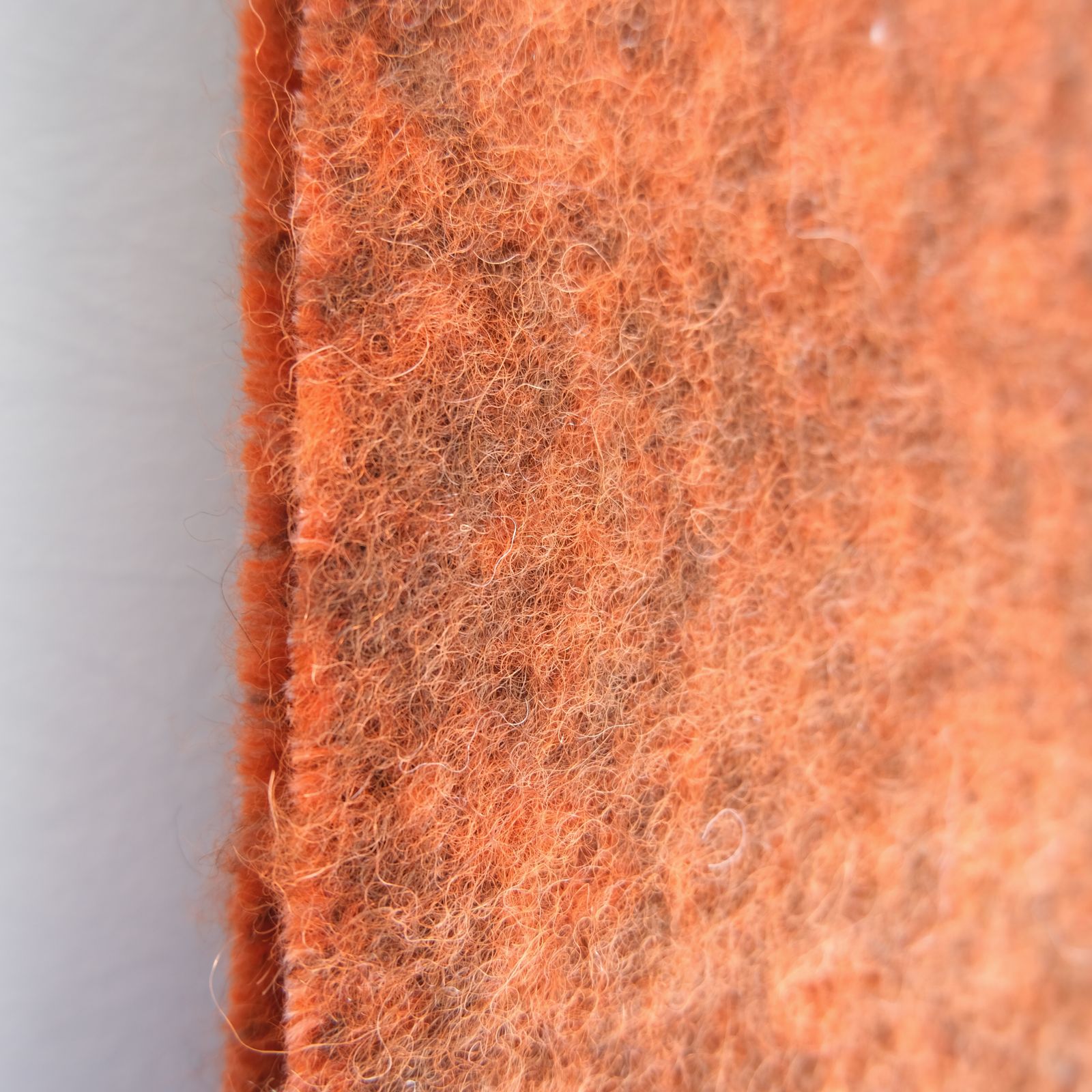 Two Colour Woolly Scarf / マフラー / アルパカ / Brown / Orange