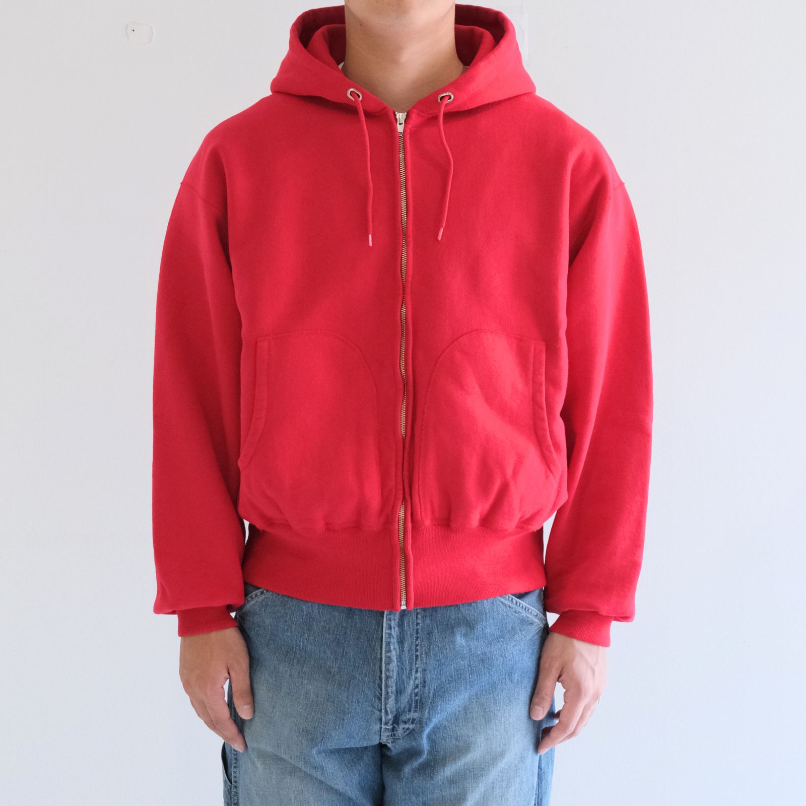 ZIP UP PARKA / ジップアップパーカー / RED