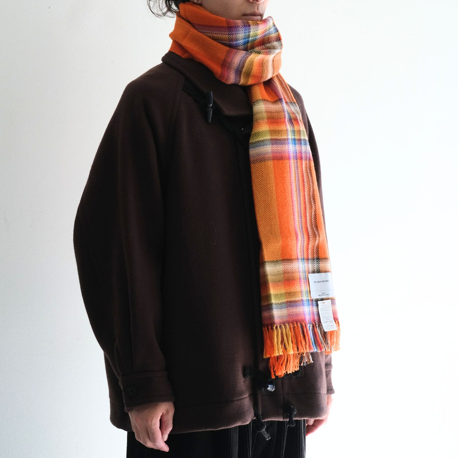【残り1点】Multi Coloured Scarf（Orange）