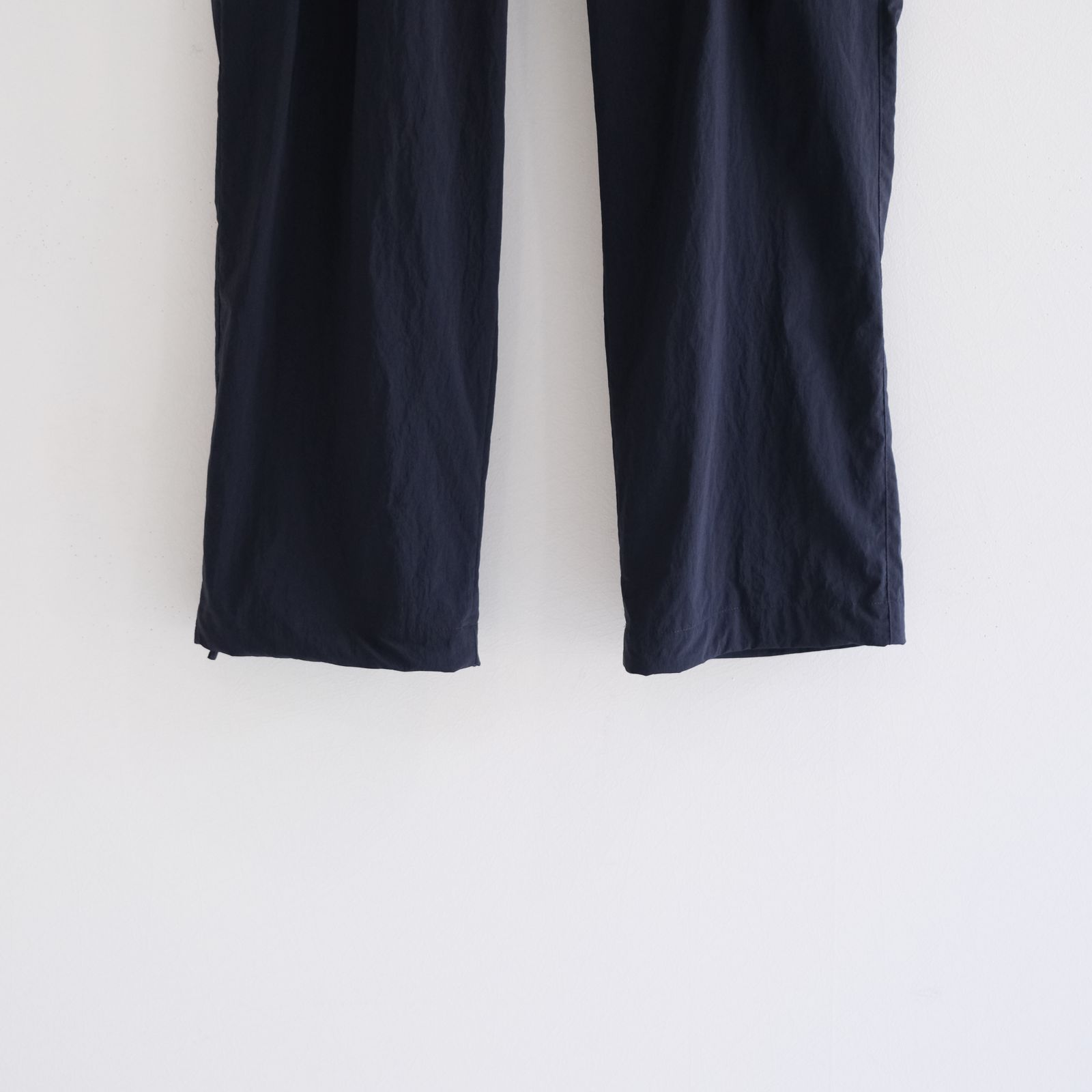 SHIBO NYLON SEASIDE PANTS / ナイロン / NAVY