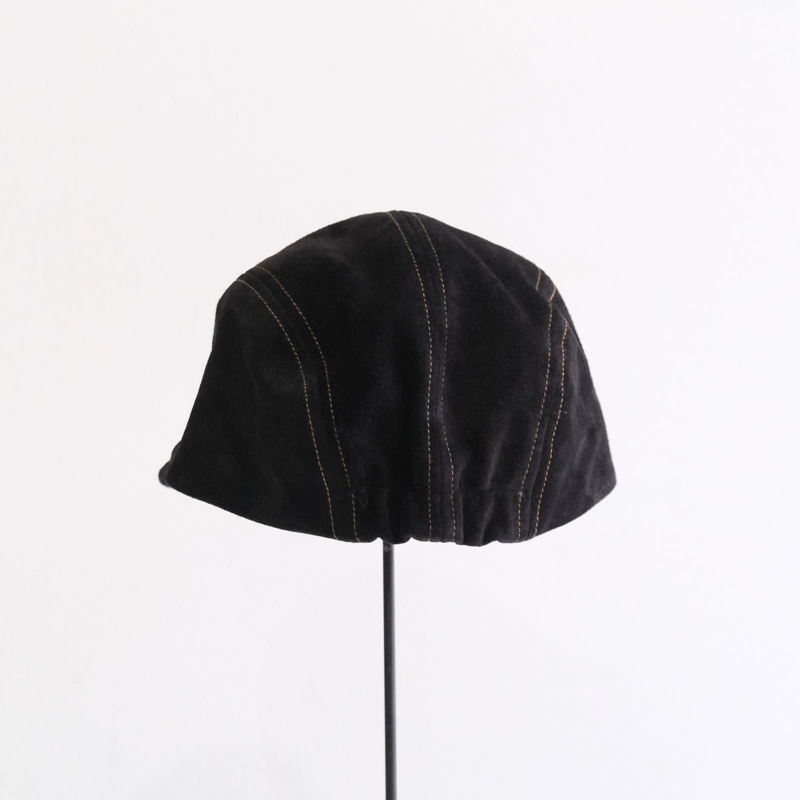 【残り1点】Leather Jet Cap（Black）