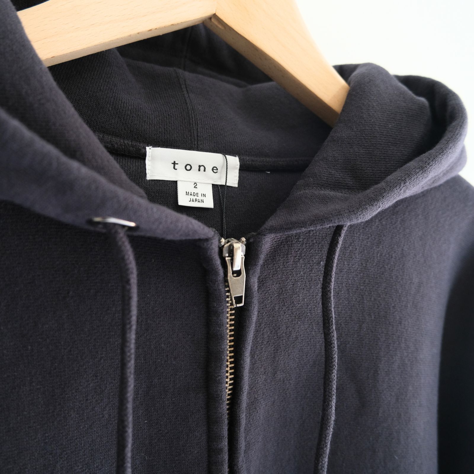 ZIP UP PARKA / ジップアップパーカー / BLACK