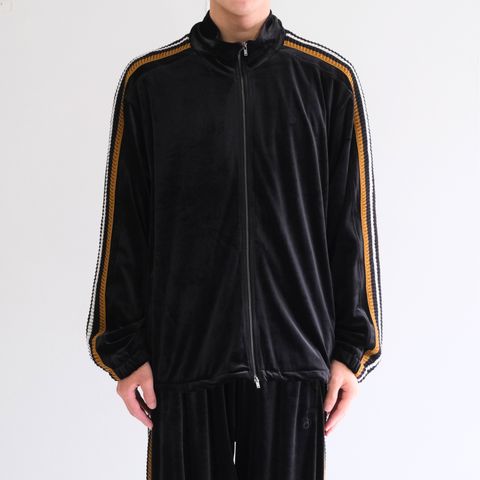 【残り1点】VELOUR TRACK JACKET（BLACK）