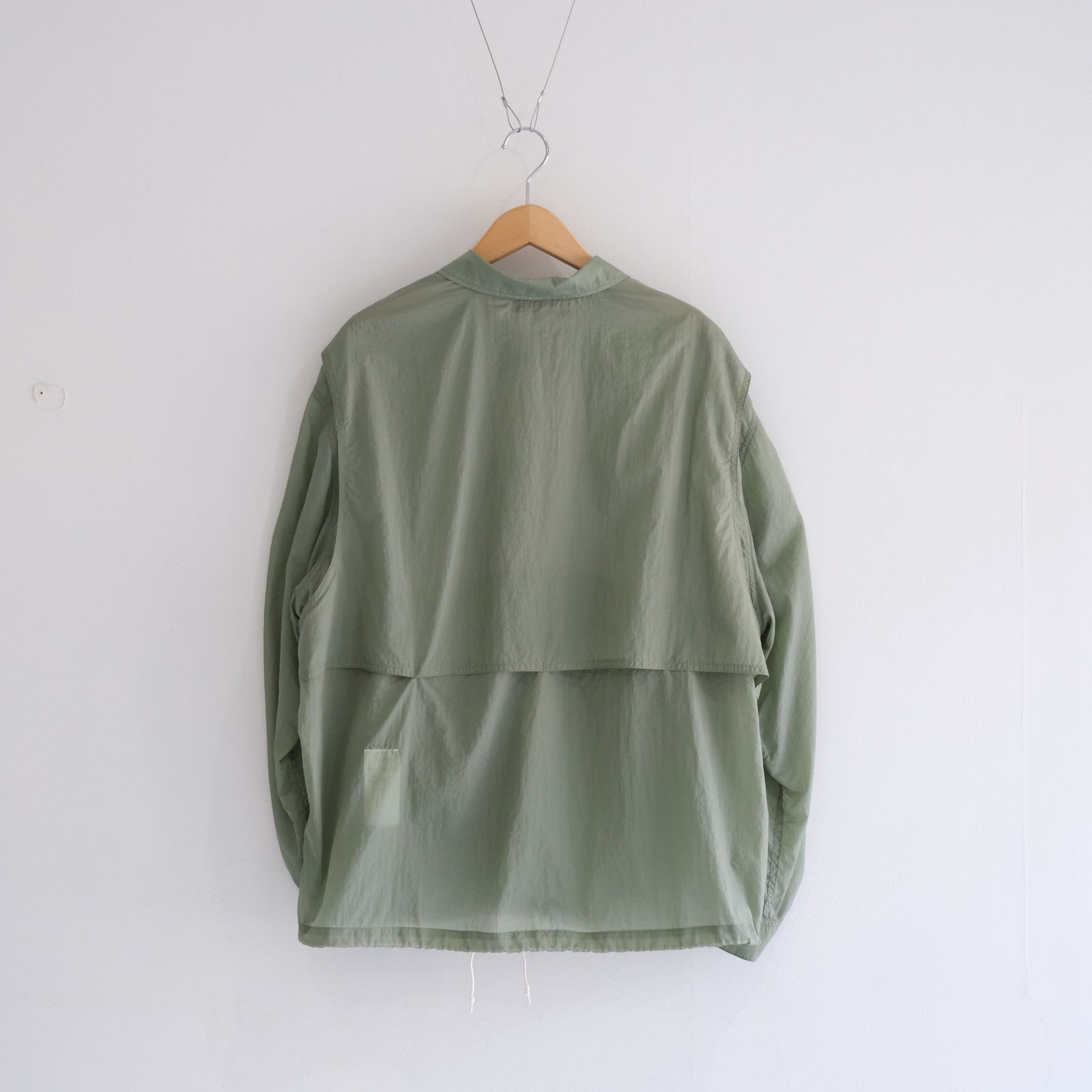 Photographer L/S Shirt Jacket / シャツジャケット / ナイロン / Light Green