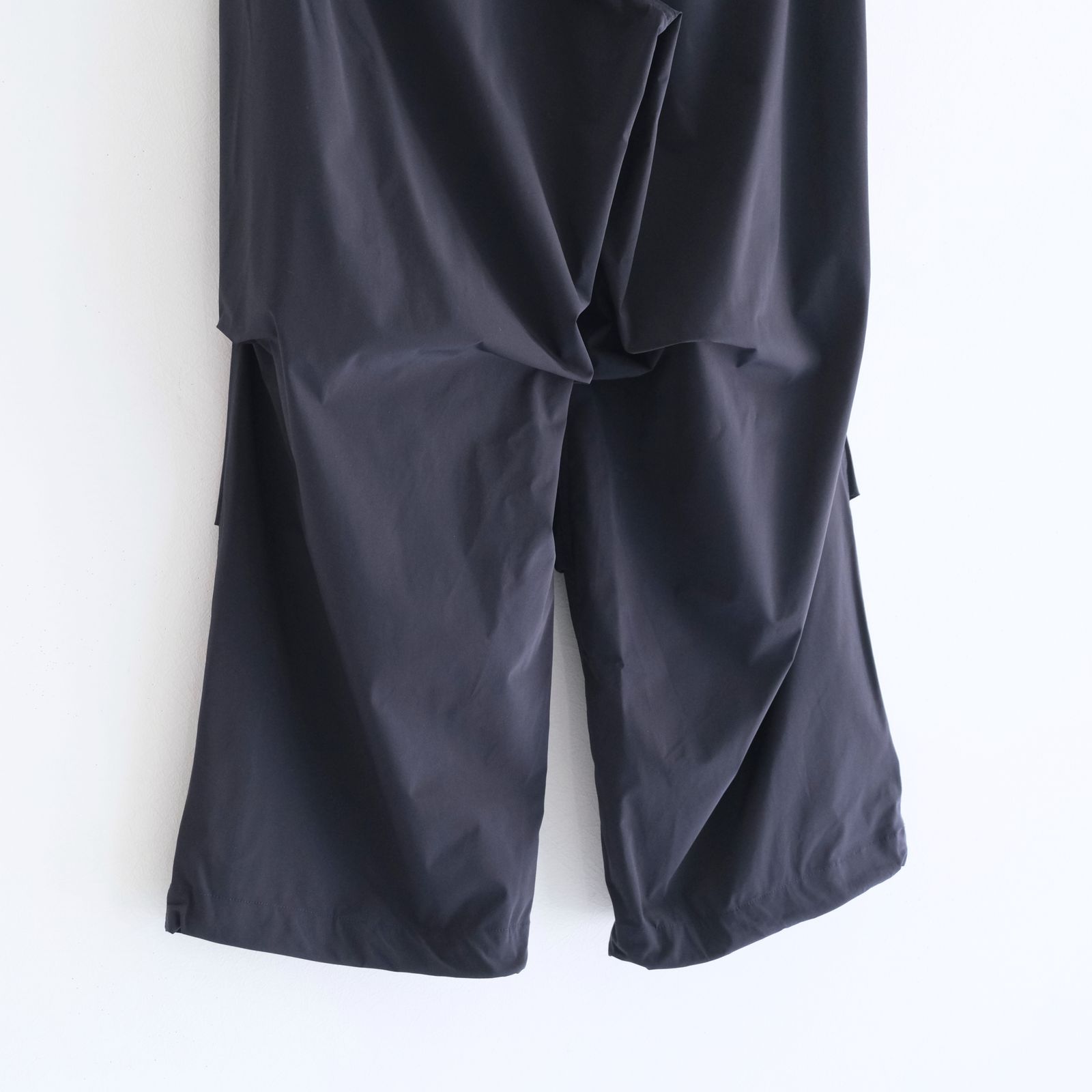 _163 / ライクラ 裏タックパンツ/（DARK NAVY）