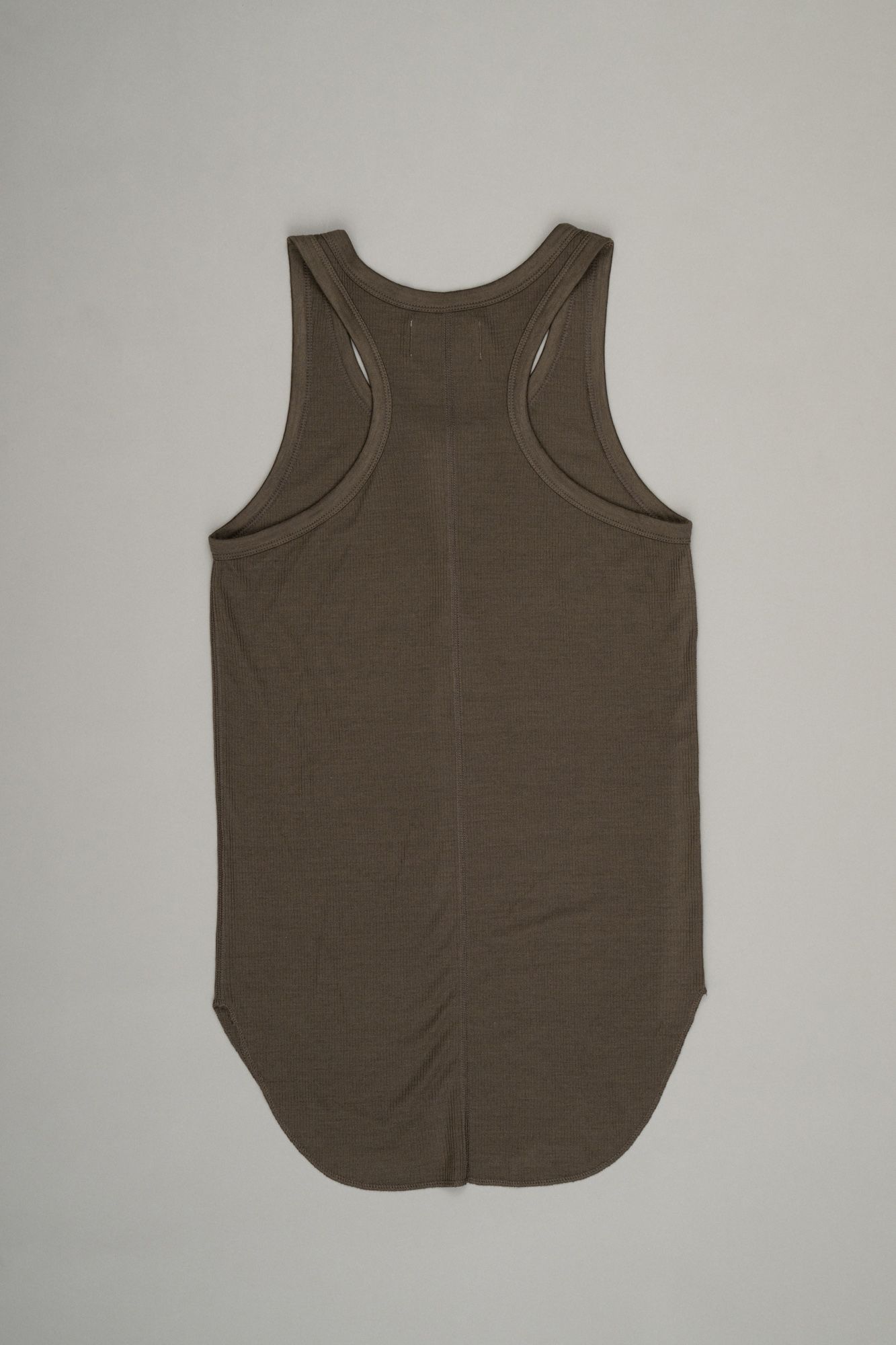 Henley Neck Tank Top（Khaki）