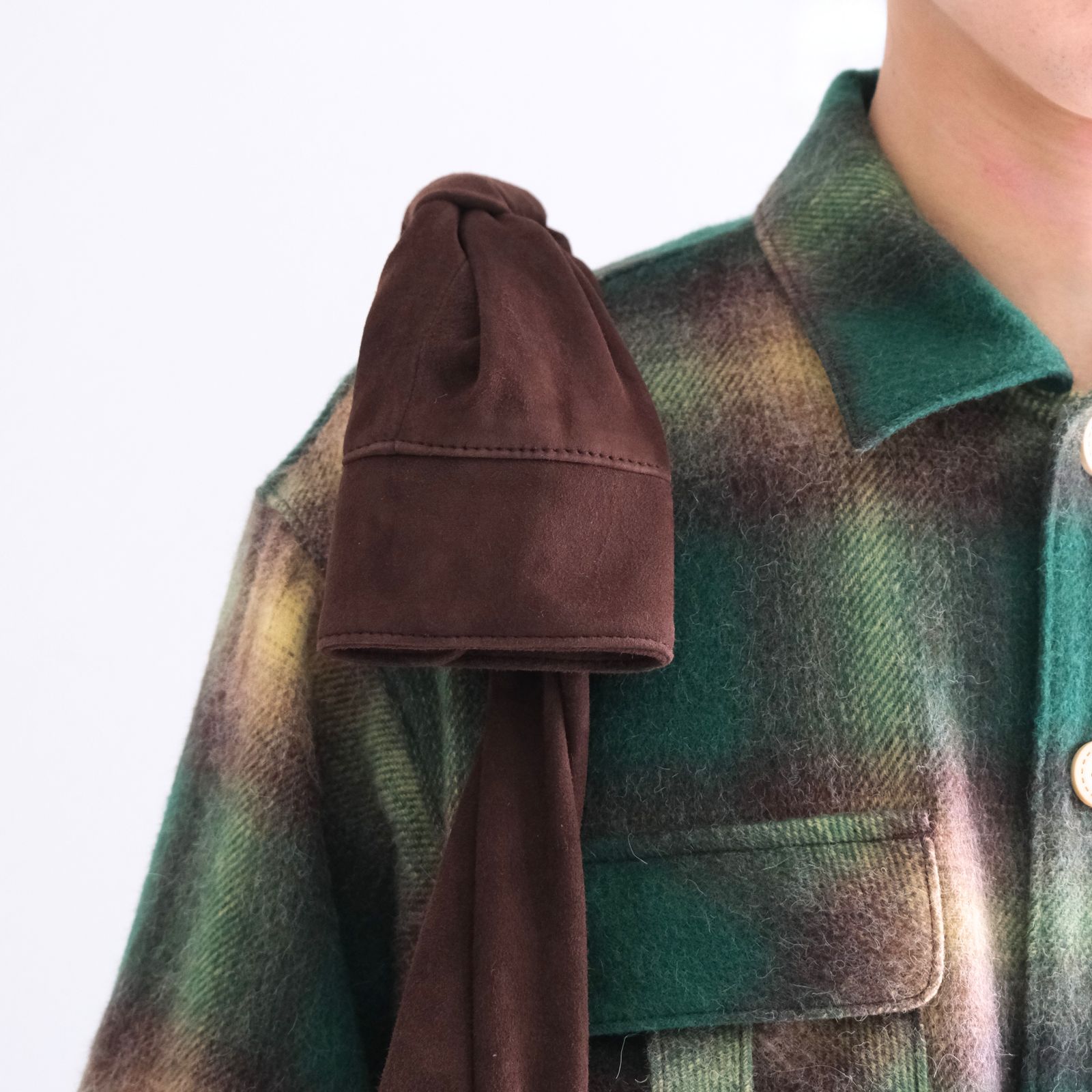 【残り1点】SHIRT CUFFS BAG（BROWN）