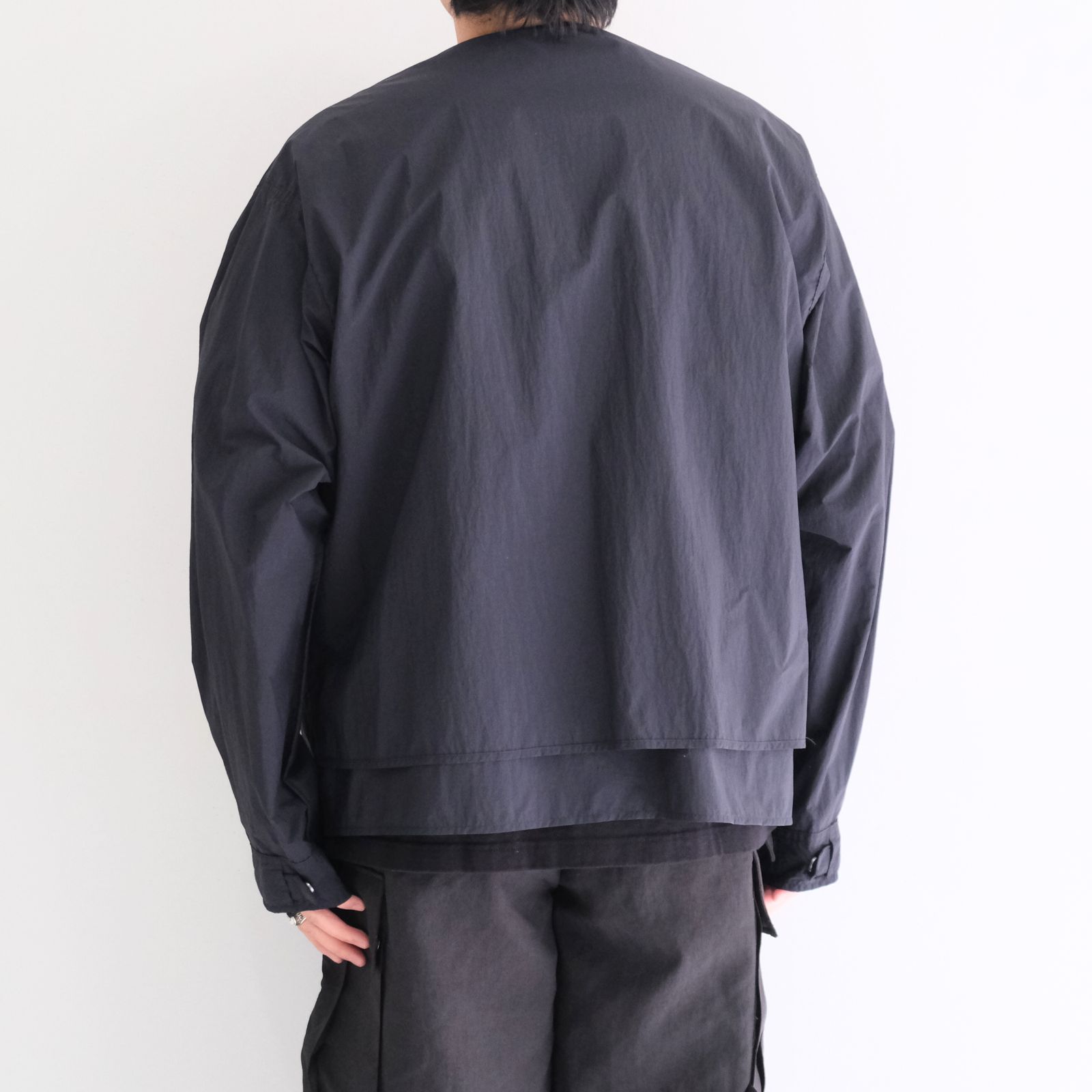 Weathering Nylon Reversible 4Way JKT / ウェザリングナイロンリバーシブル4Wayジャケット（OFF BLACK）