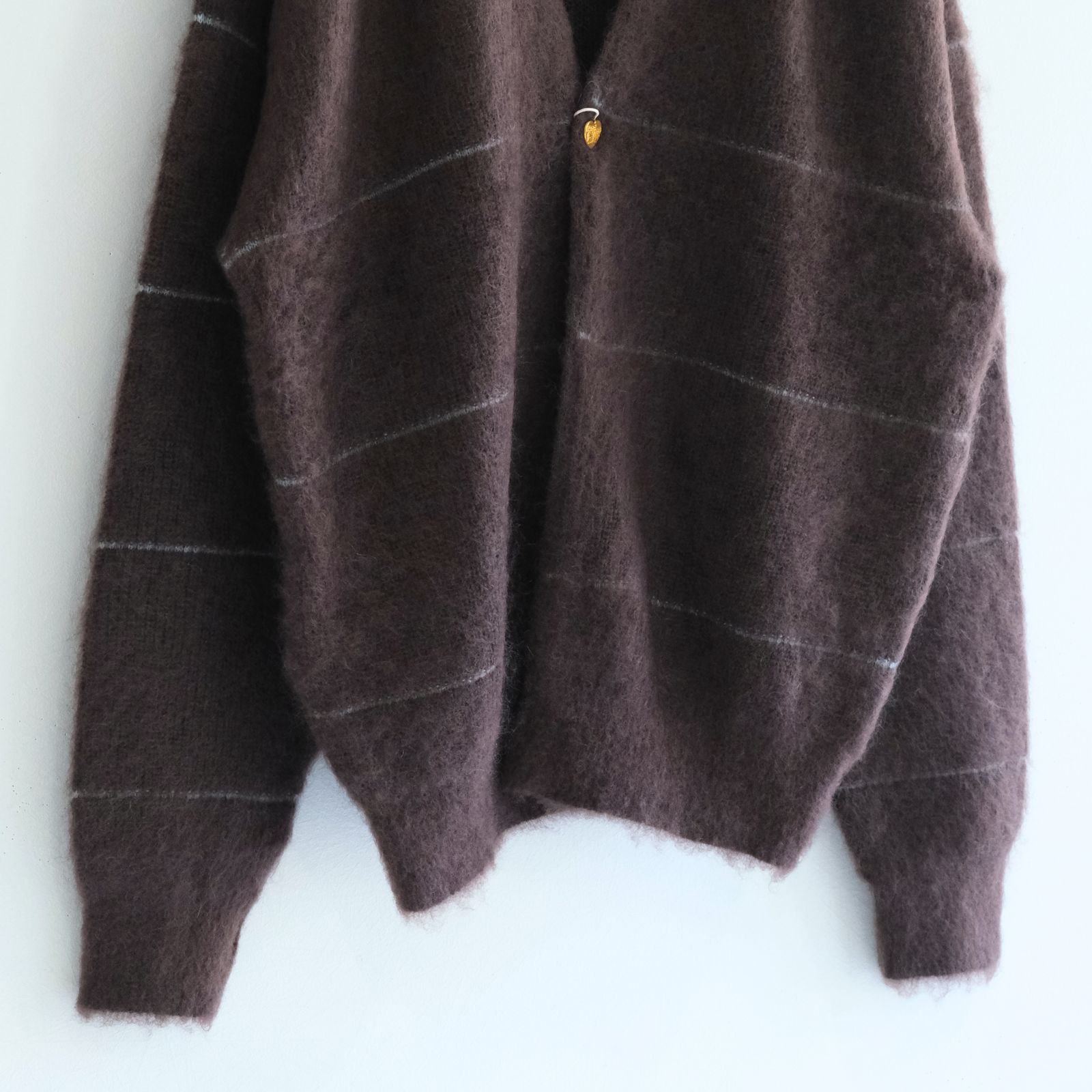 MOHAIR BOARDER CARDIGAN（BROWN）