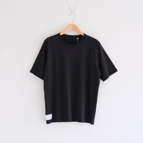 T-shirt / Tシャツ / 天然ピマコットン / BLACK