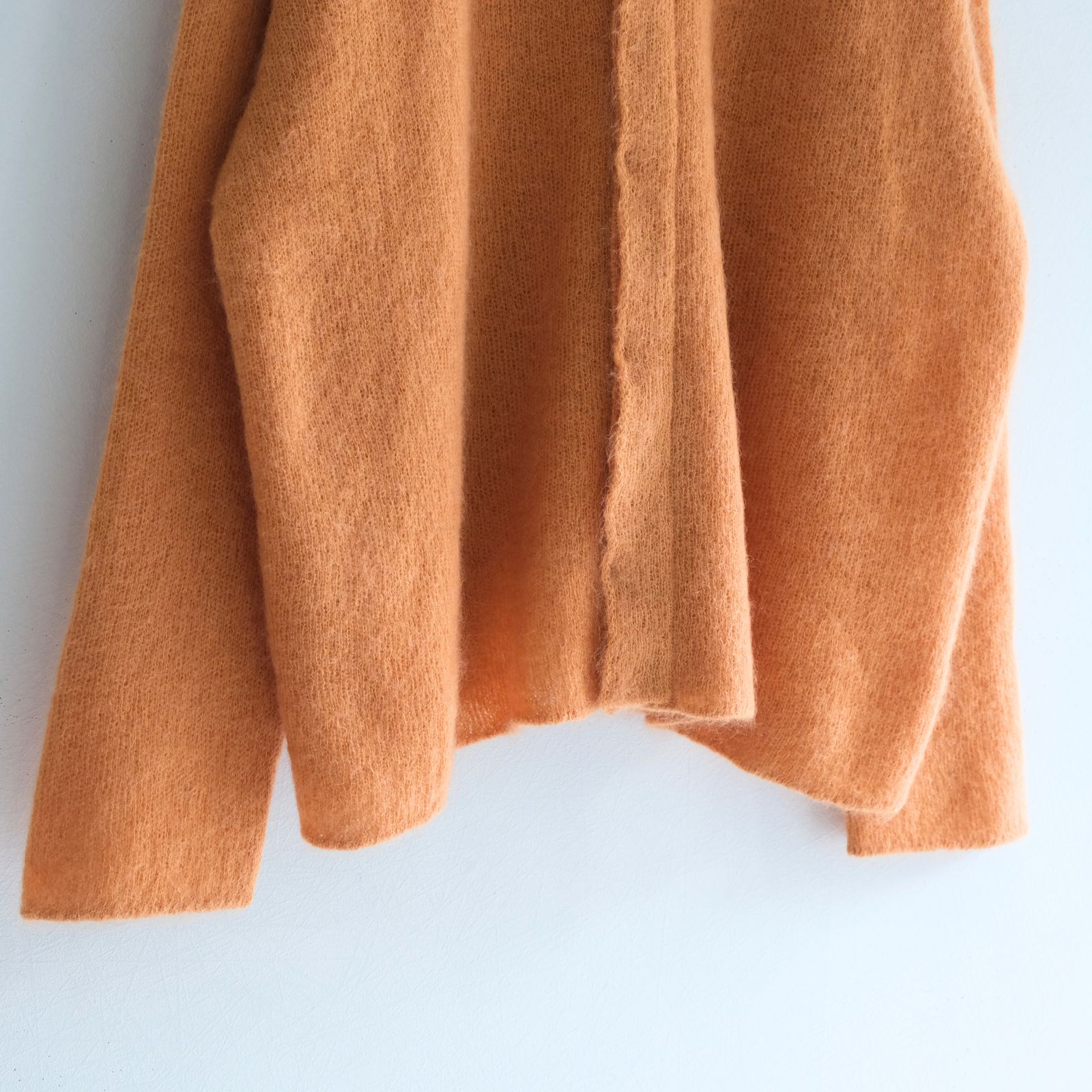 【残り1点】Kid Mohair Knit Shirts（Orange）