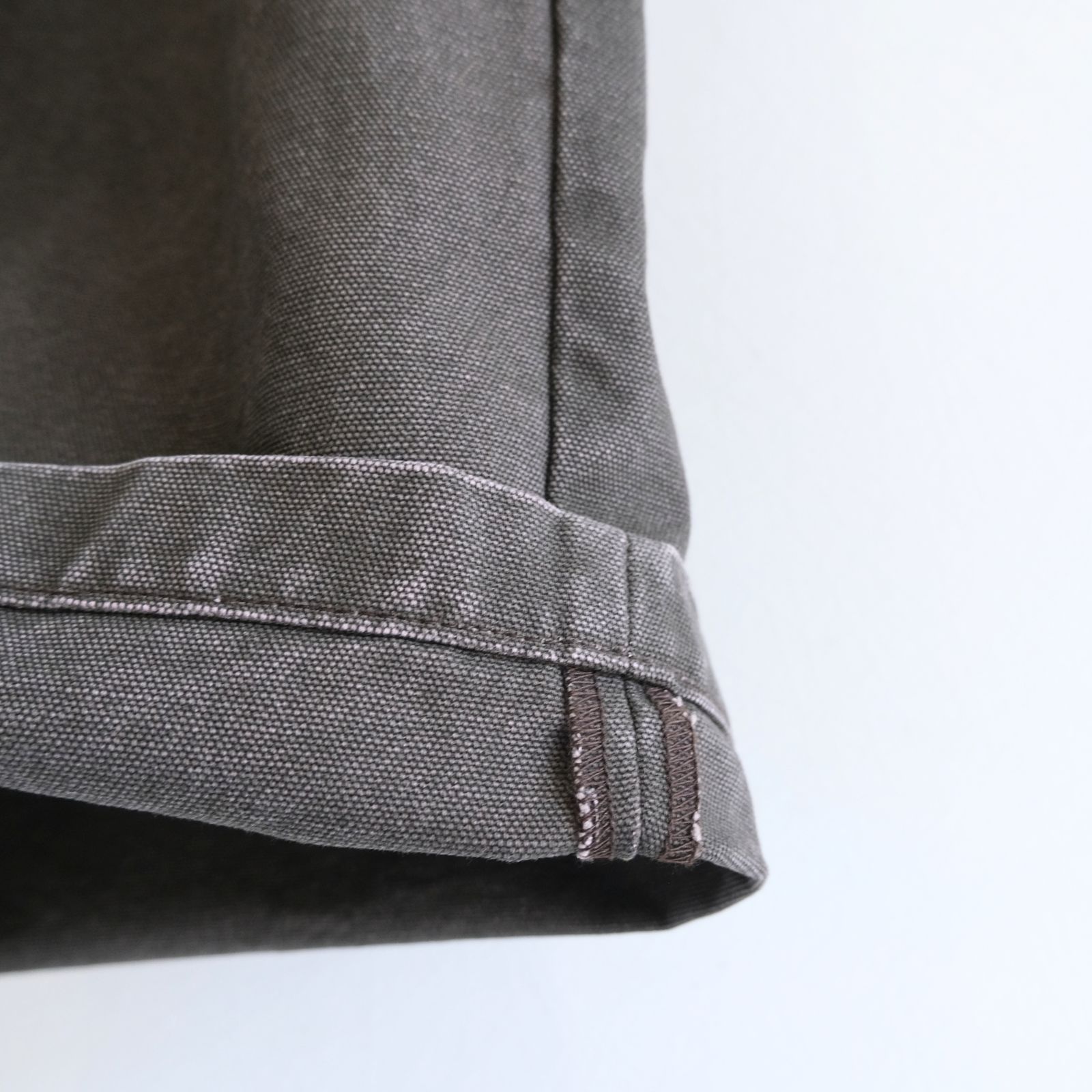 【残り1点】MERELY WASHED CANVAS FLARED PANTS（VINTAGE CAMEL）